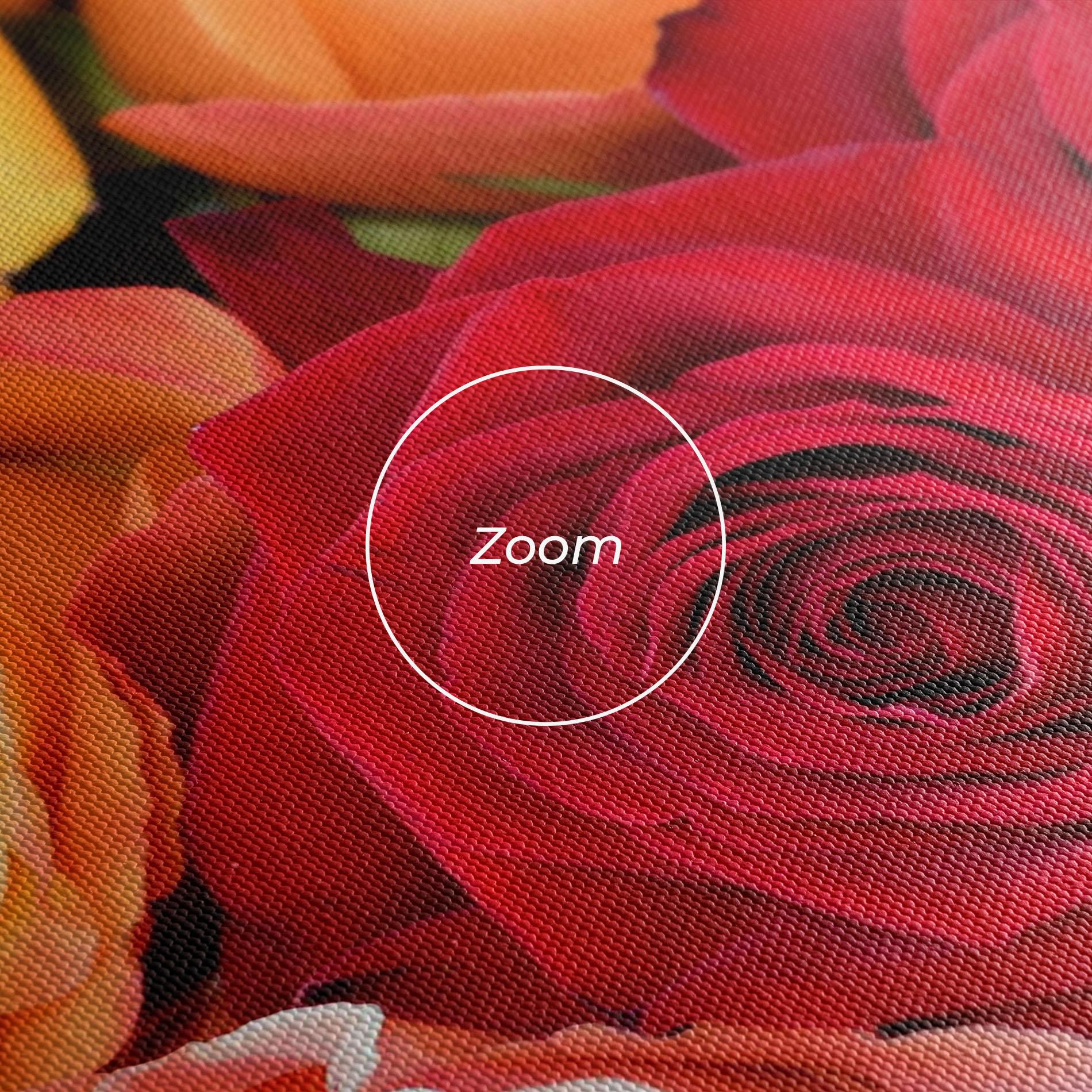 Leinwandbild Mixed Roses mockup 3