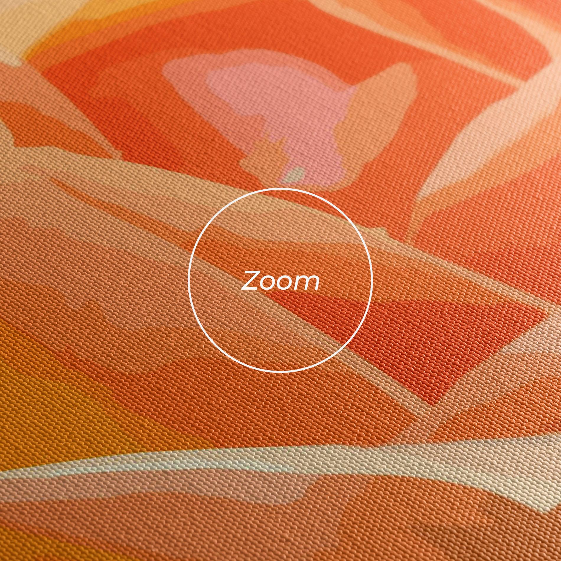 Leinwandbild Orange Rose Ioana mockup 3