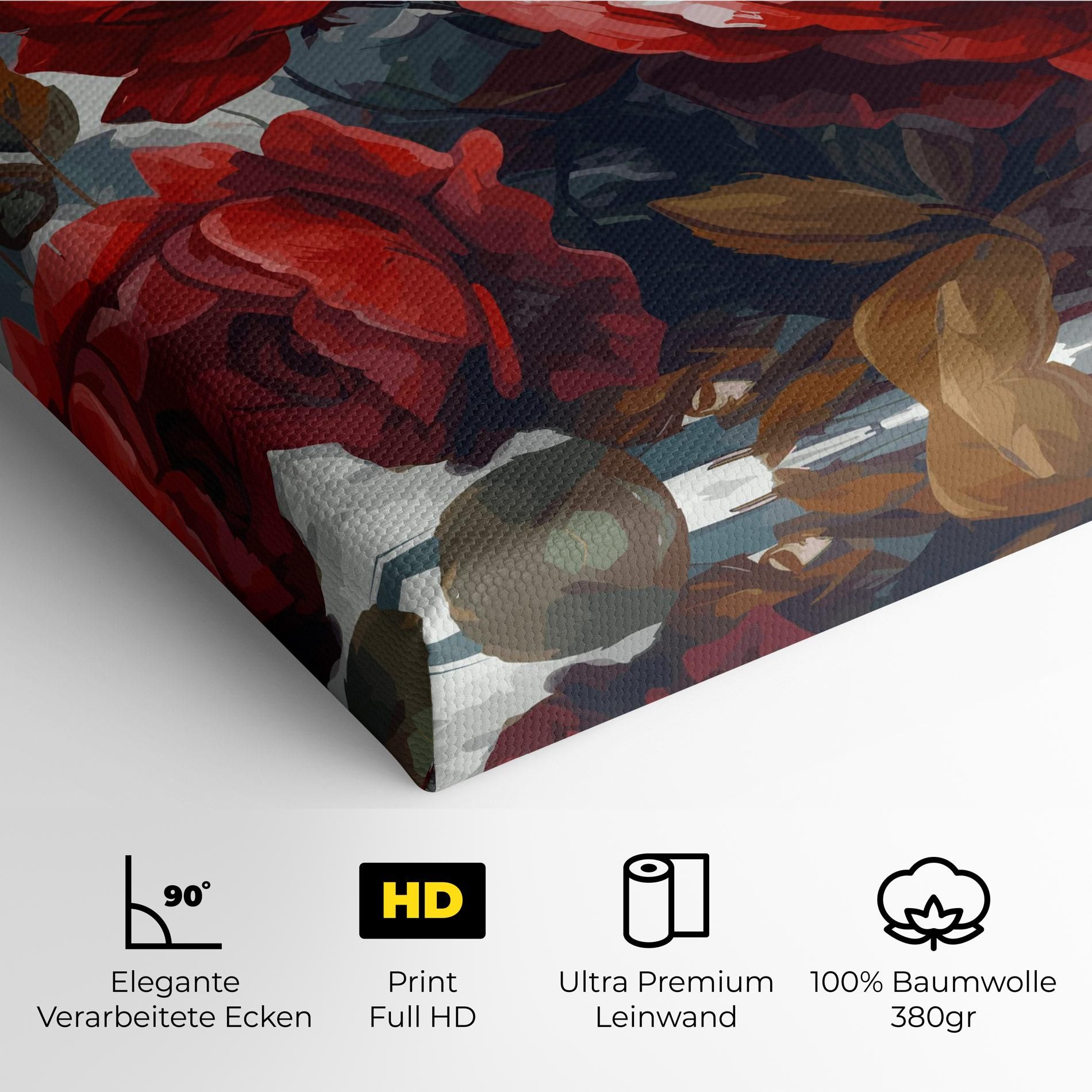 Beautiful Red Roses mockup 4