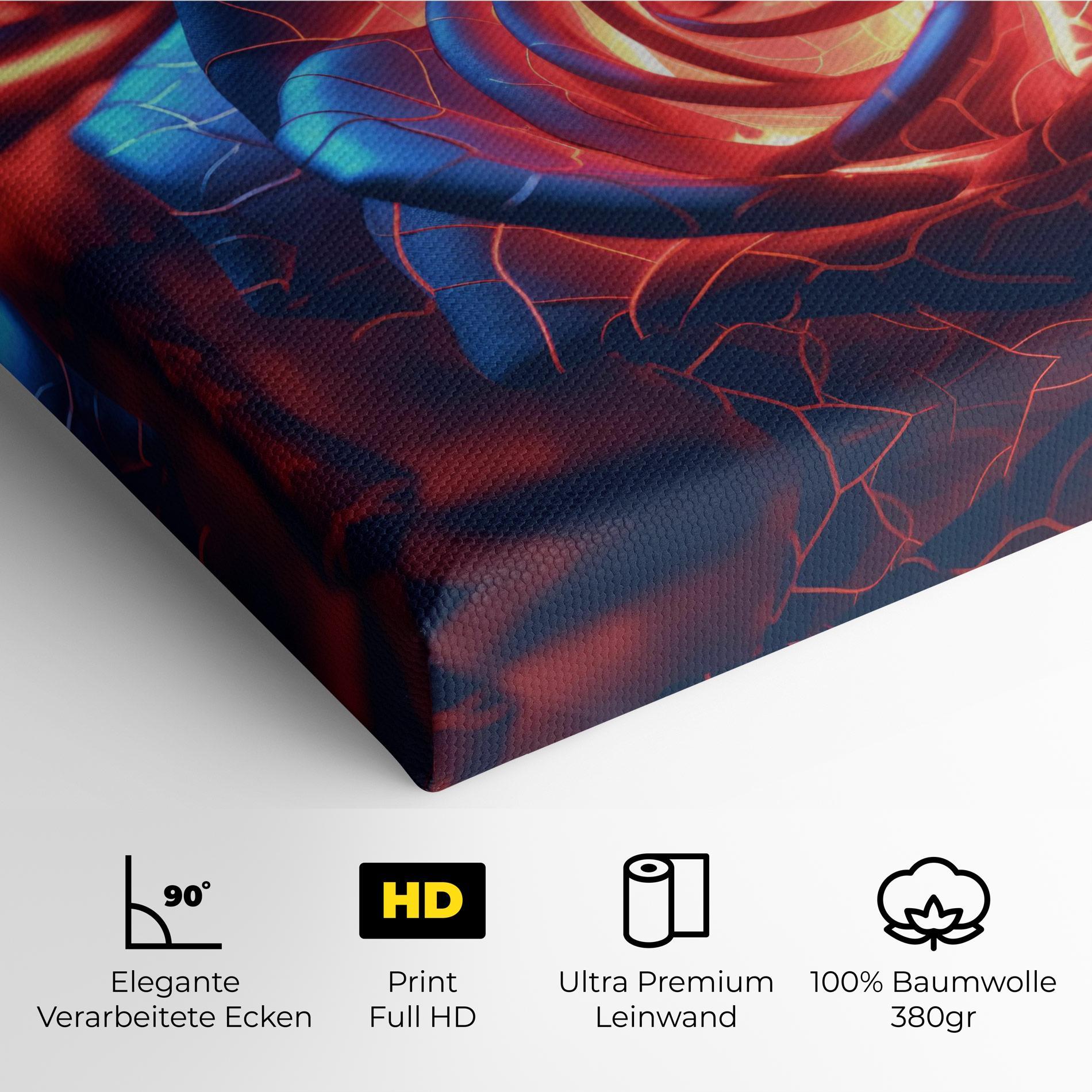 Leinwandbild Glowing Roses mockup 4