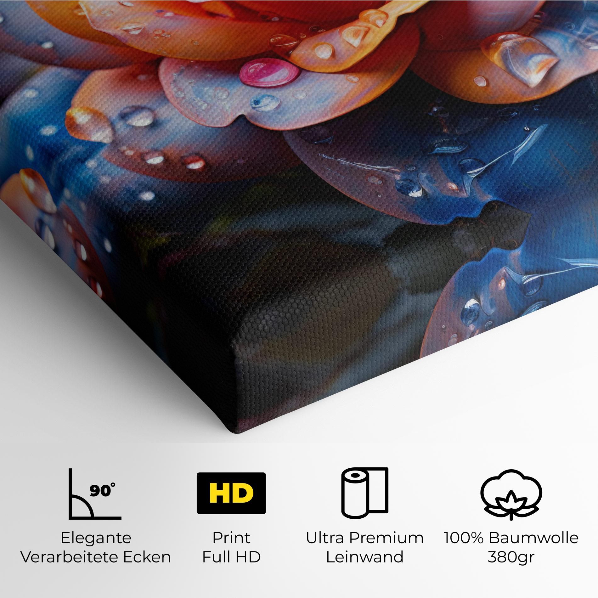 Orange Blue Rose mockup 4