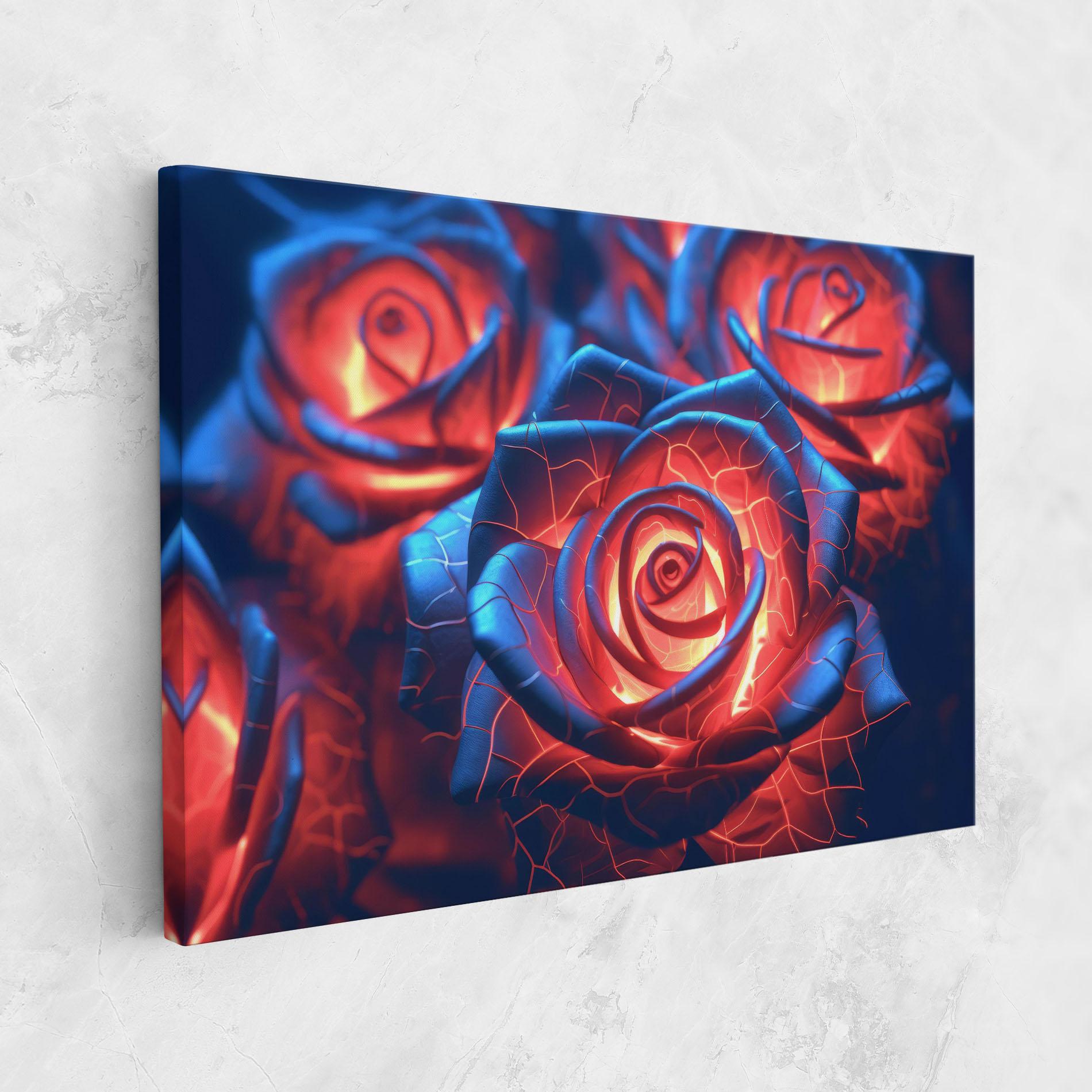 Leinwandbild Glowing Roses mockup 1