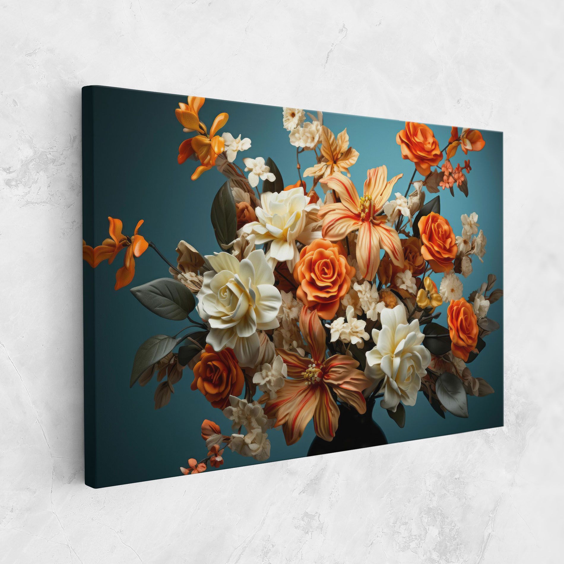 Orange Cream Rose mockup 1