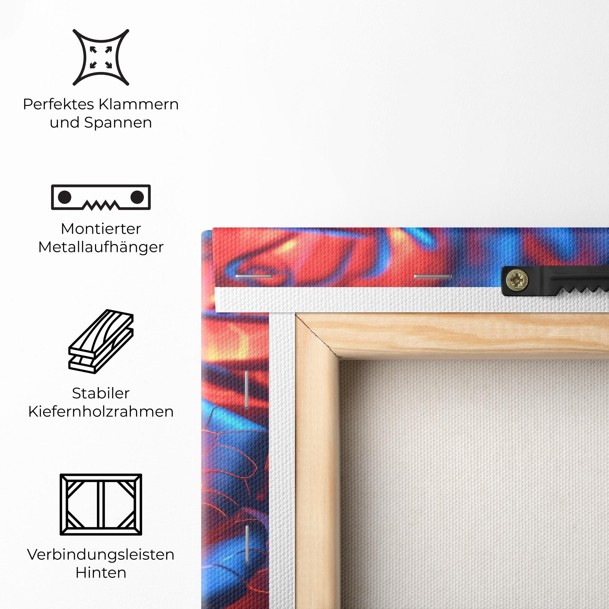 Leinwandbild Glowing Roses mockup 5