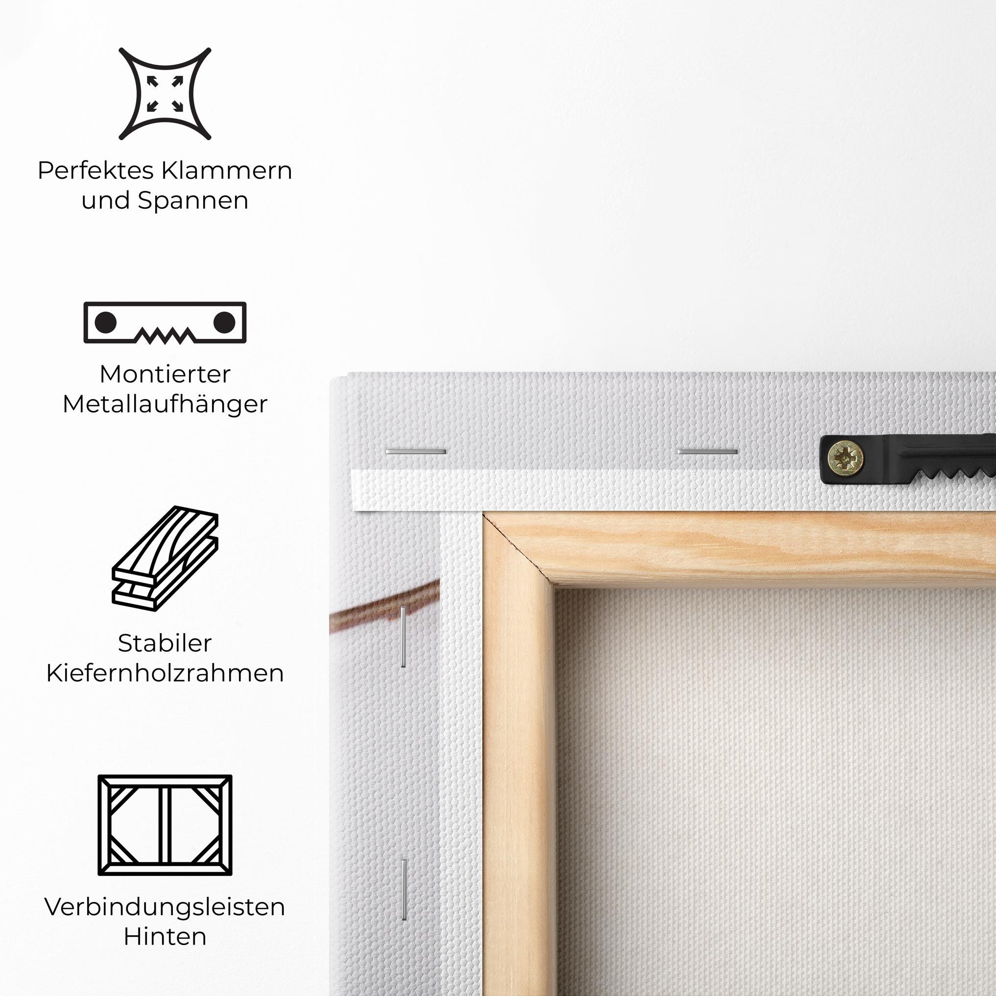 Leinwandbild Lonely Rose mockup 5