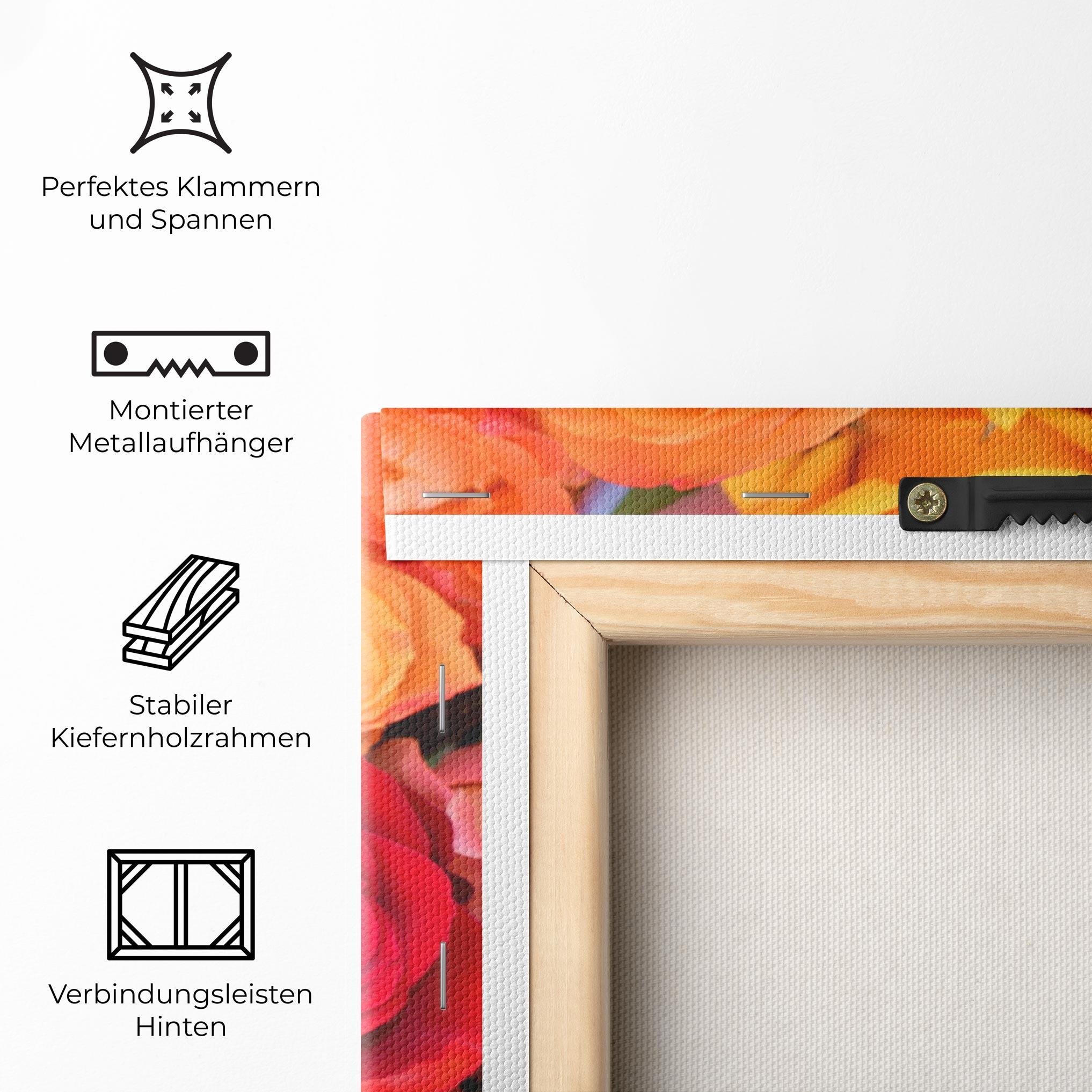 Leinwandbild Mixed Roses mockup 5