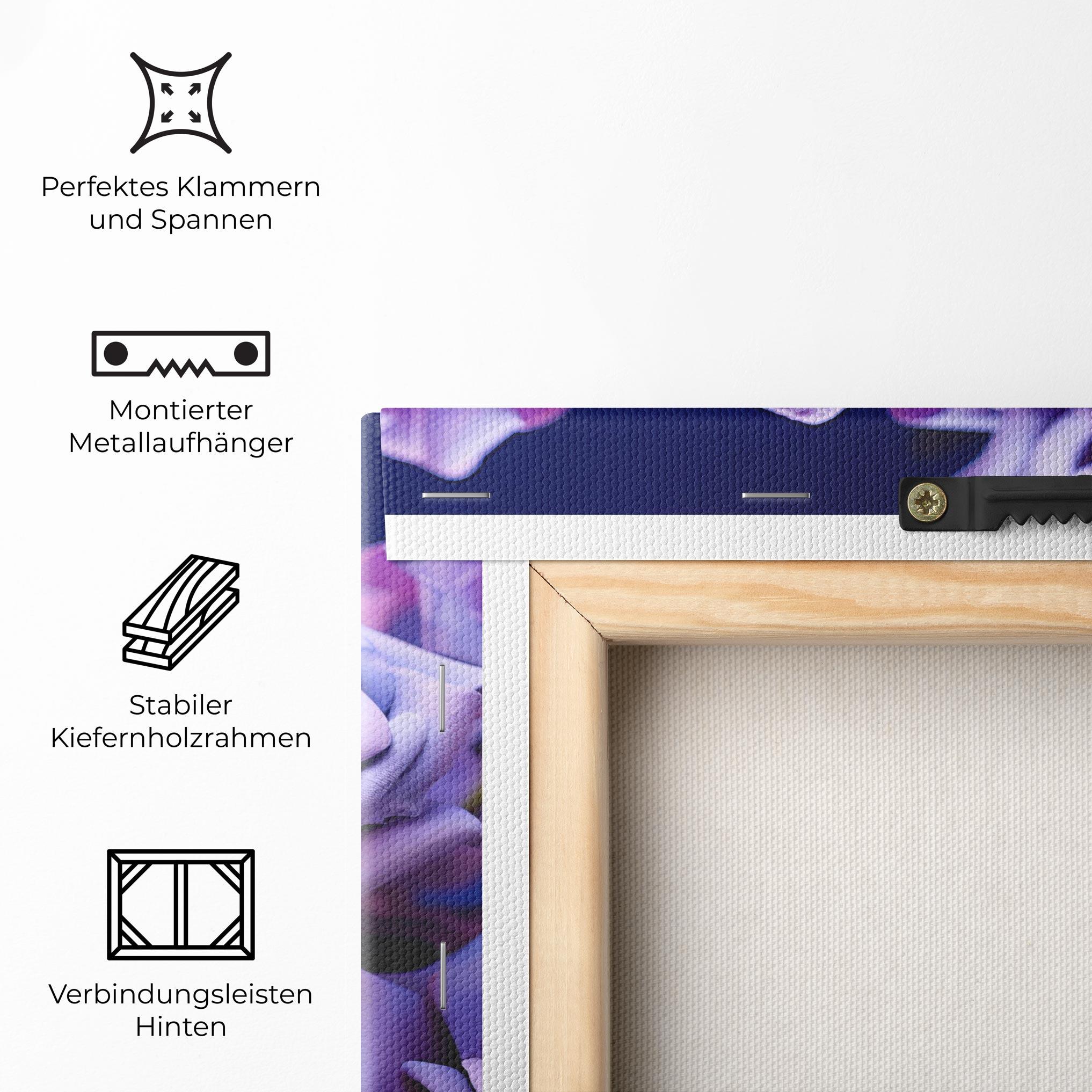 Leinwandbild Pastel Purple Rose mockup 5