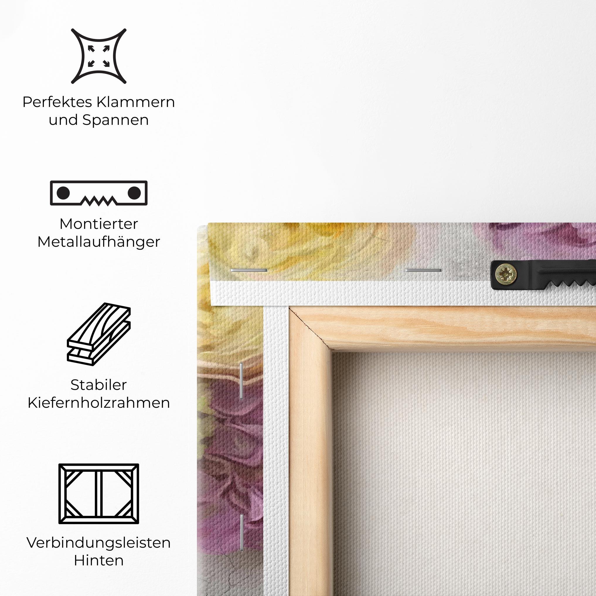 Leinwandbild Trandafiri Colorati mockup 5