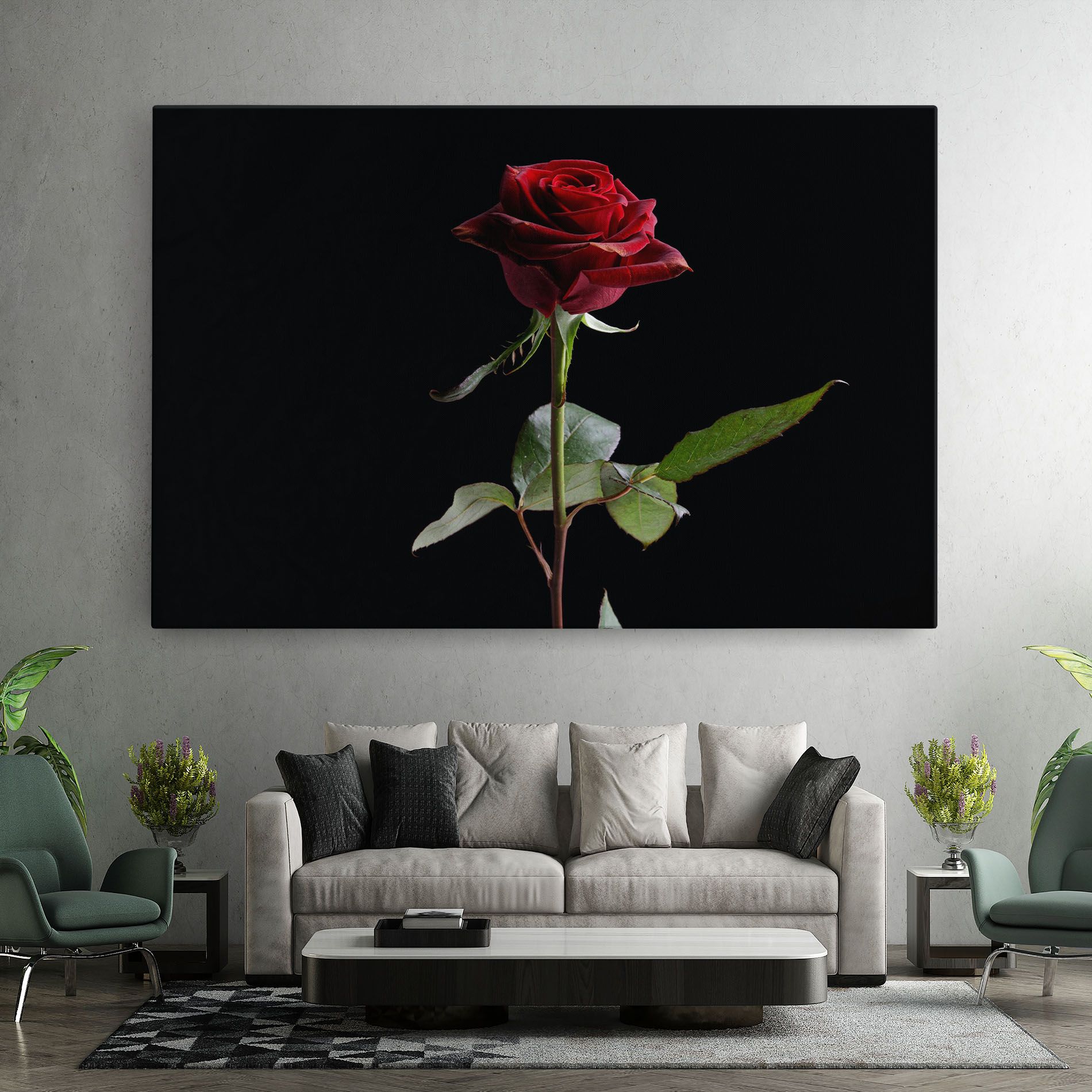 Beautiful Red Rose mockup 7