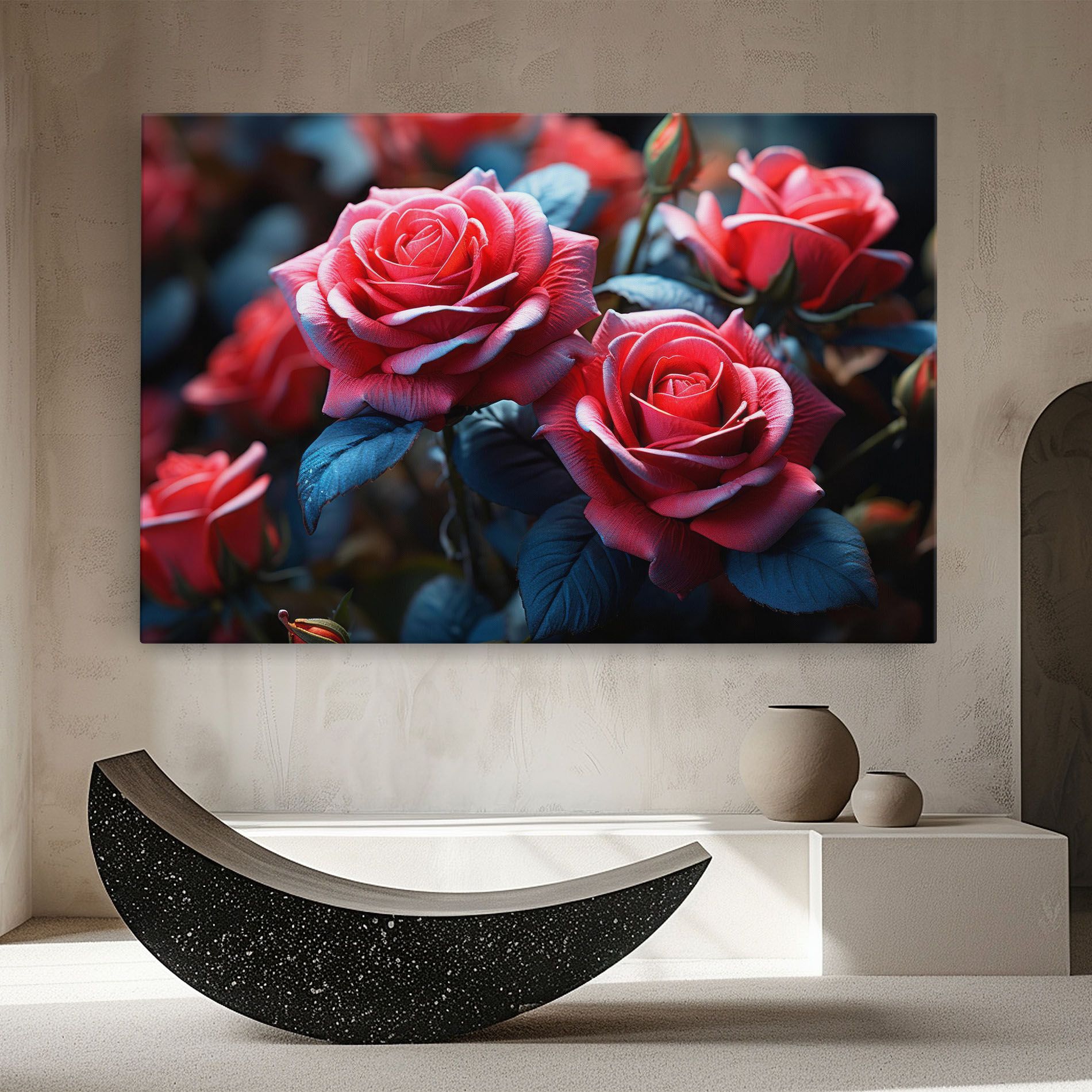 Dark Pink Rose mockup 8