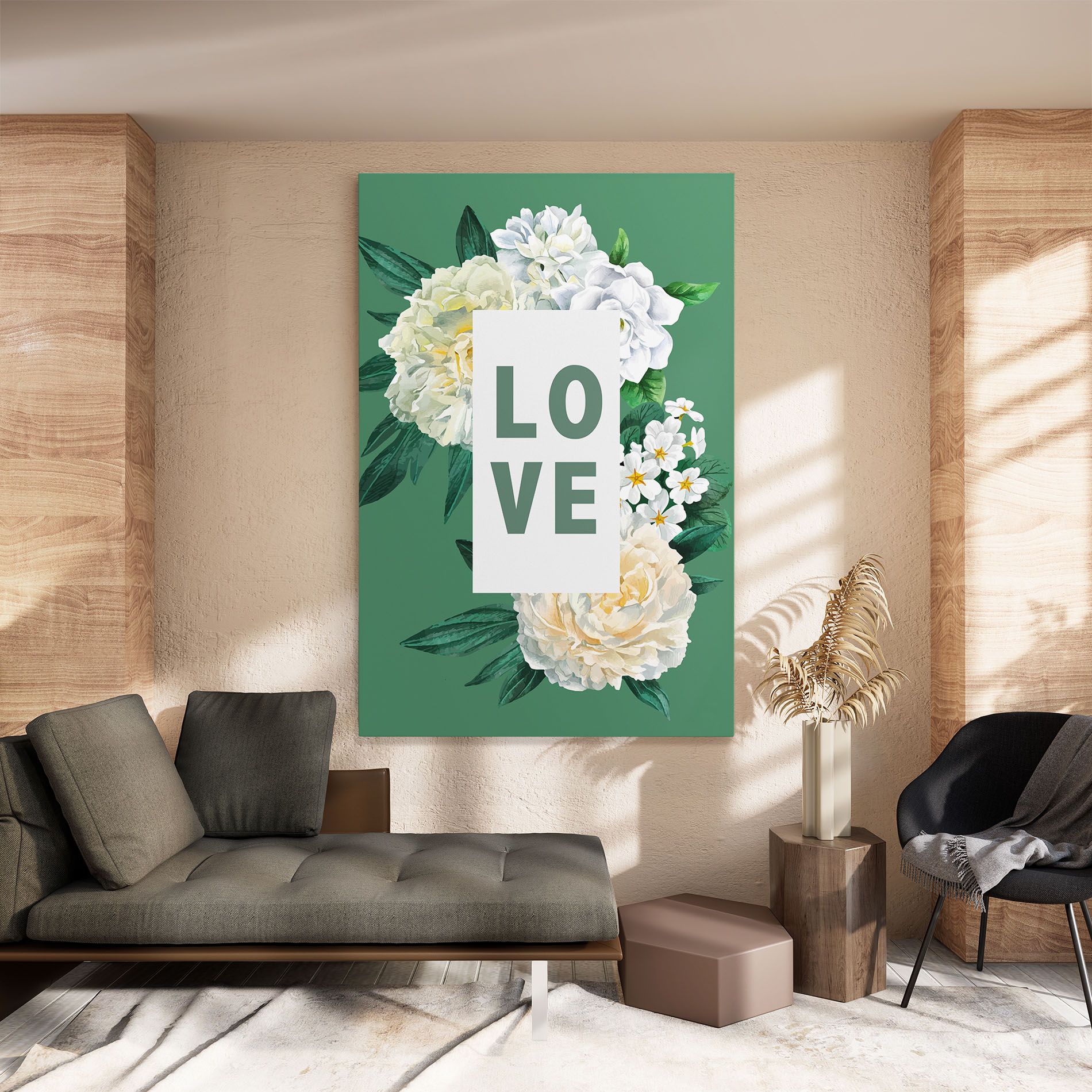 Love Green Rose mockup 8