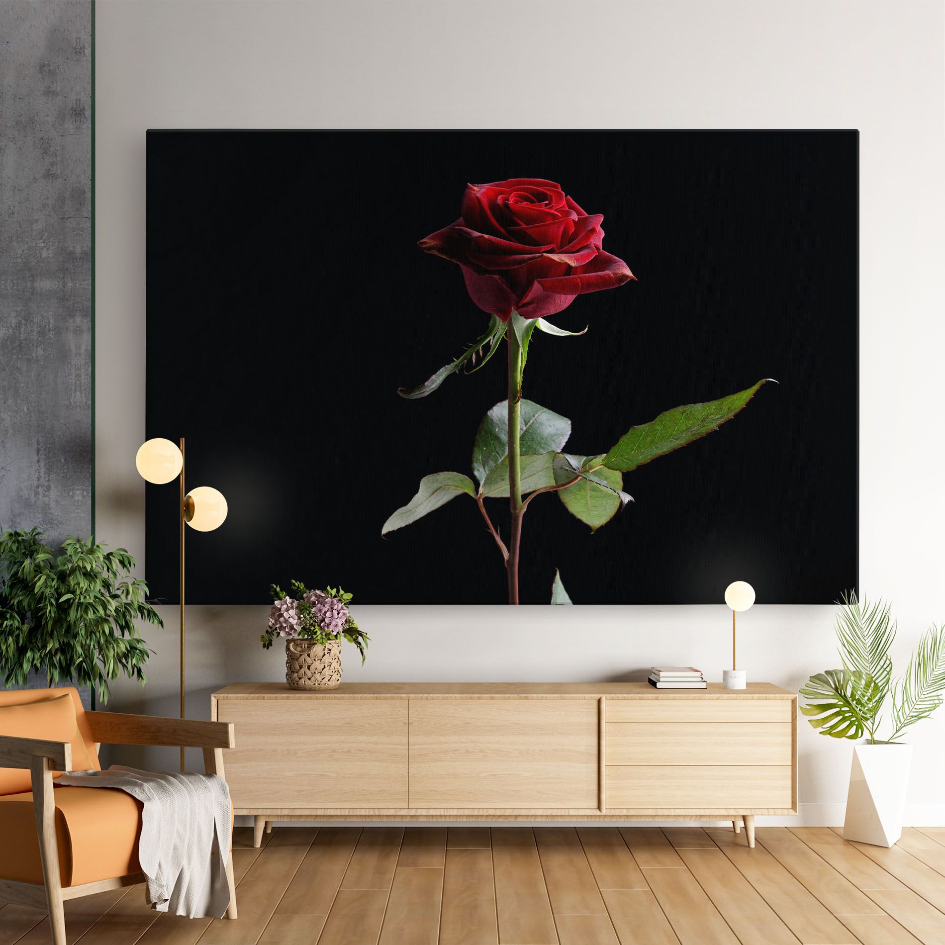 Beautiful Red Rose mockup 9