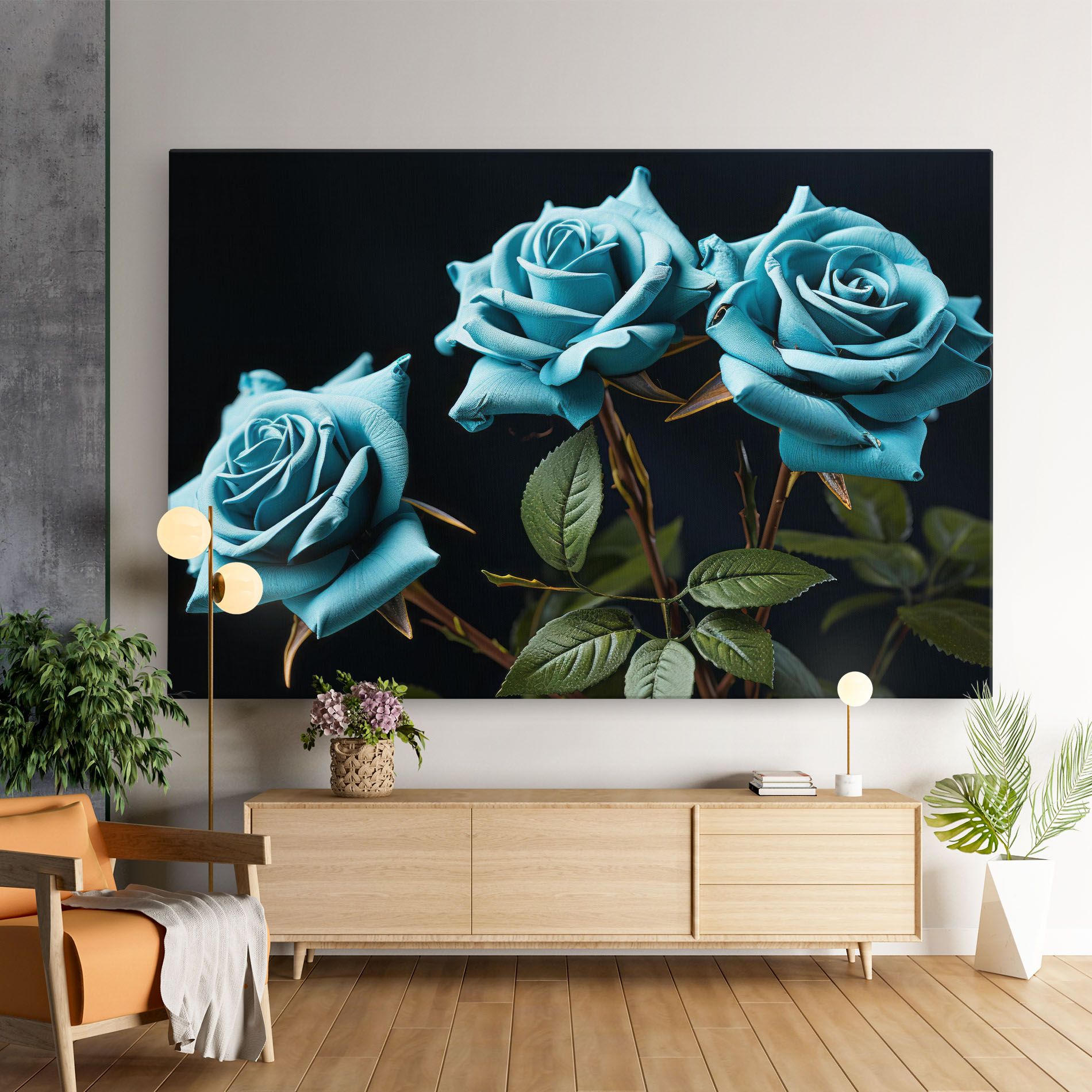 Blue Roses mockup 9