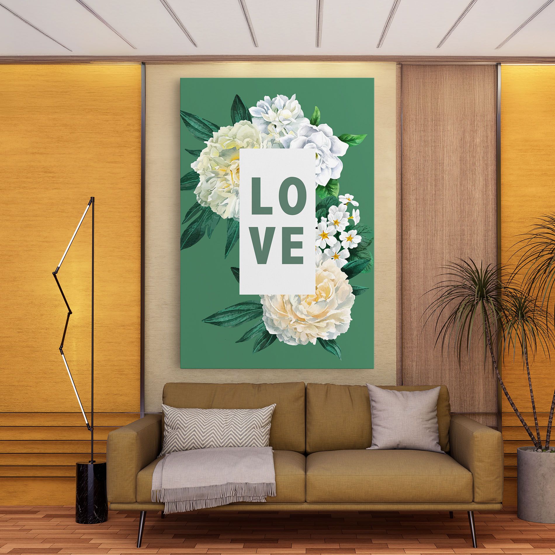 Love Green Rose mockup 9