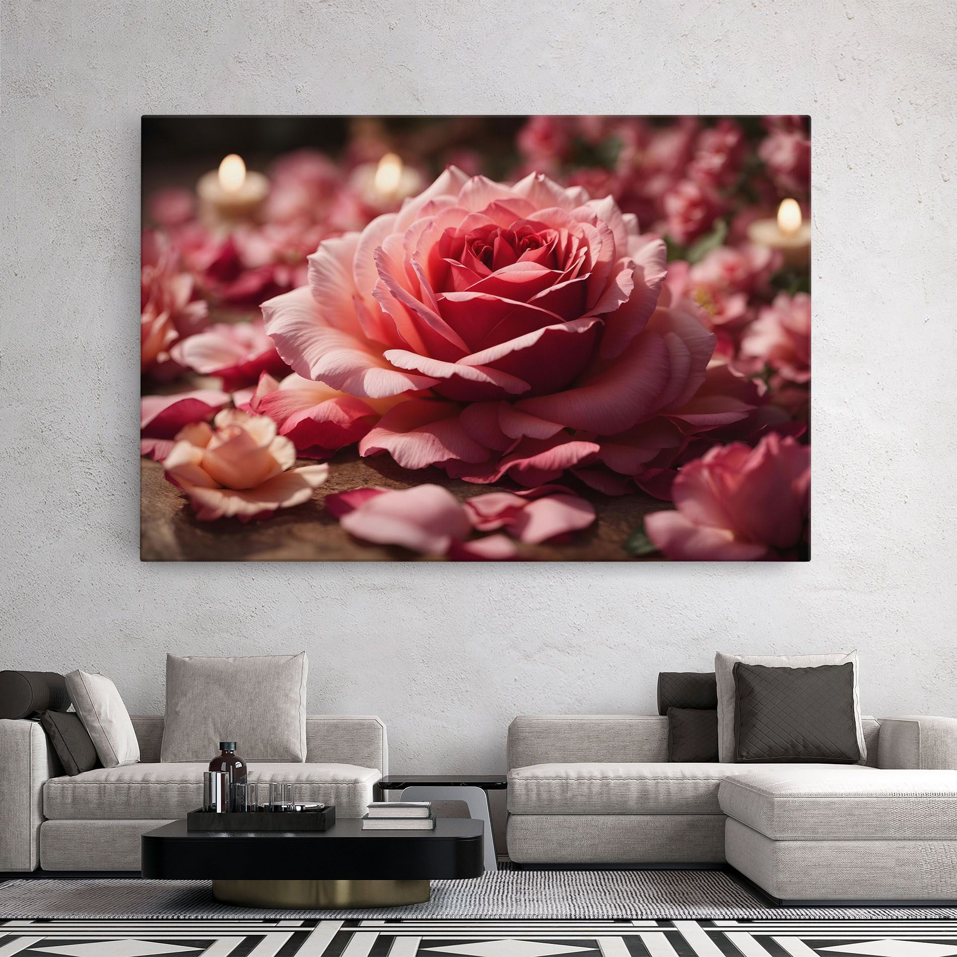 Big Pink Rose mockup 2