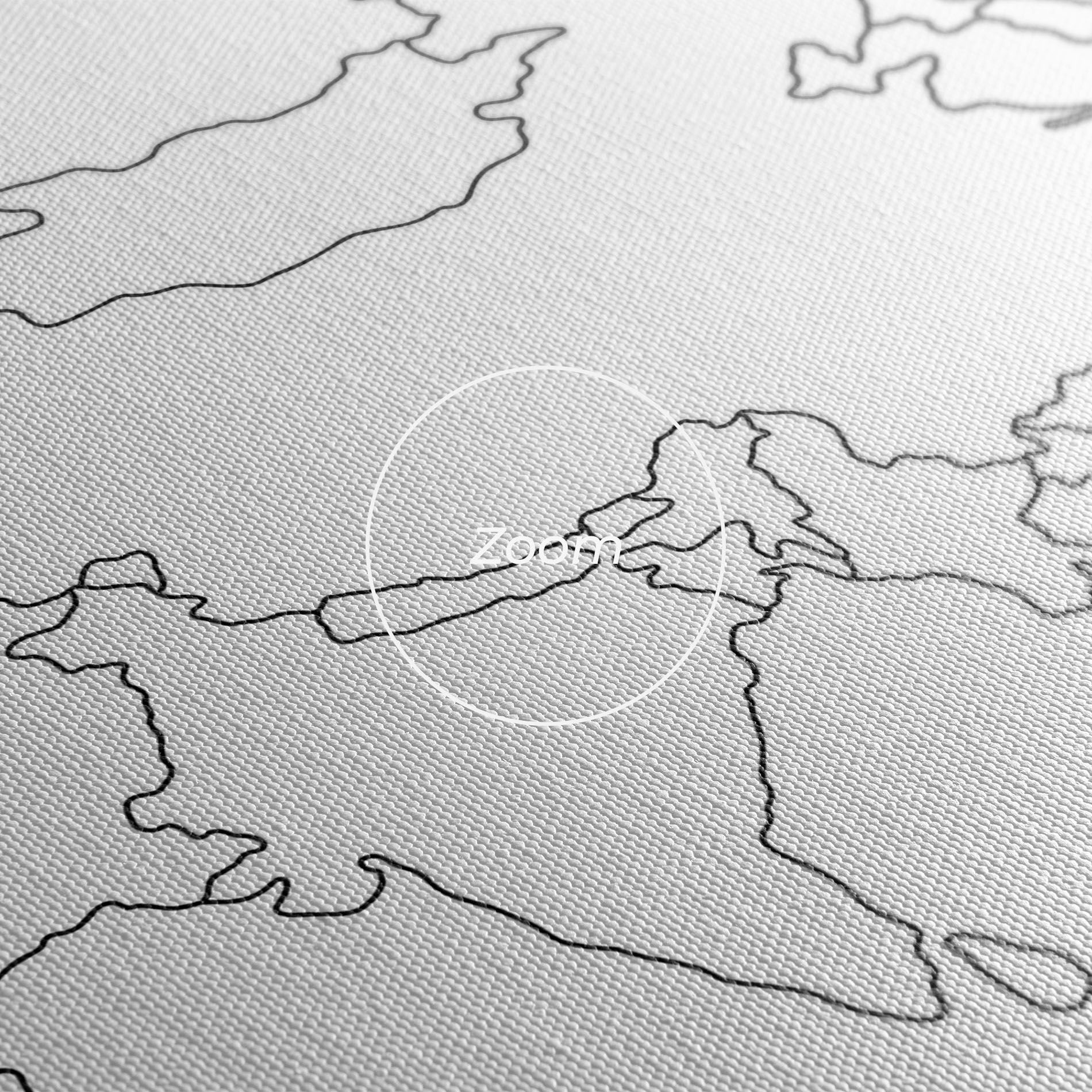 Asia Map Line mockup 3