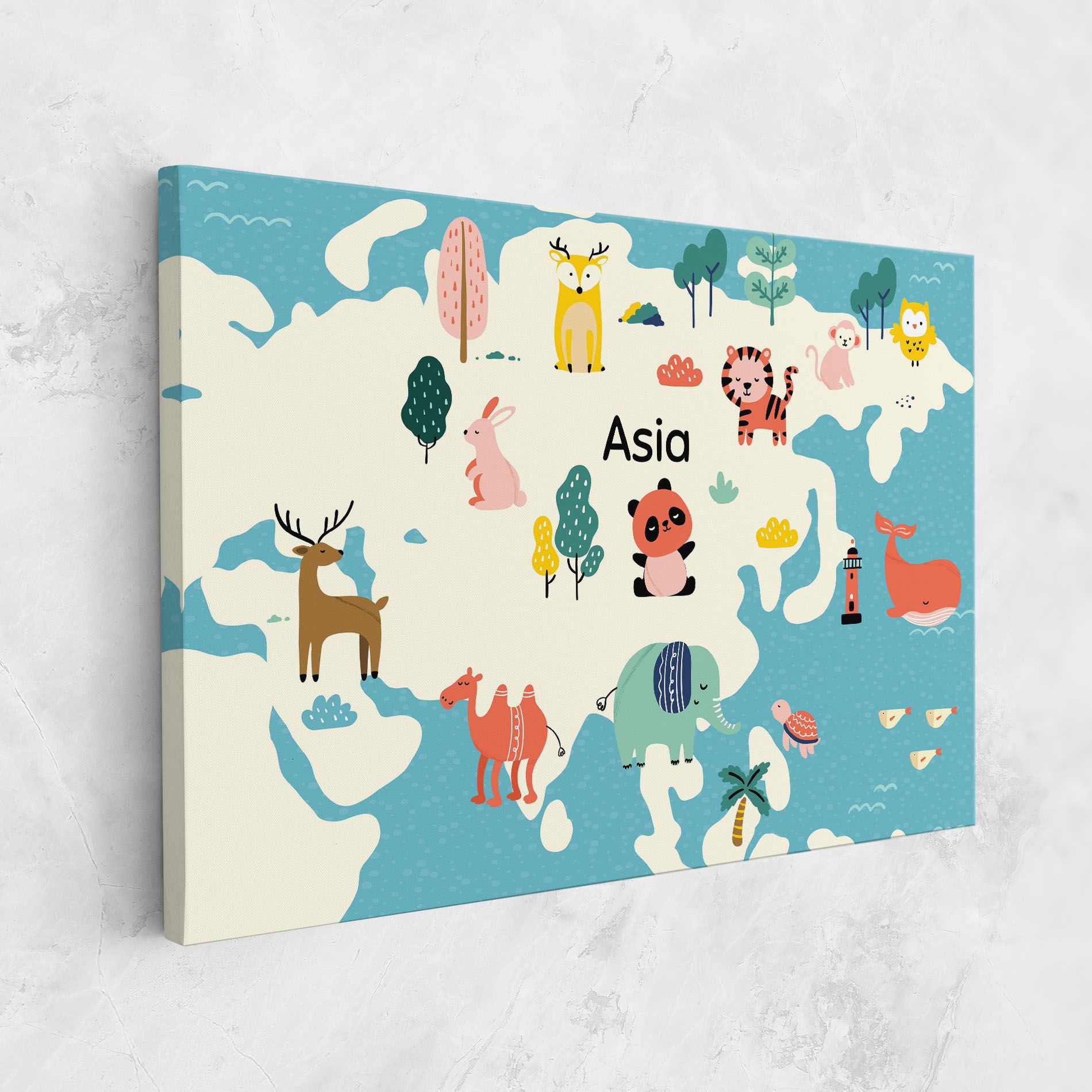 Asia Cute Map mockup 1