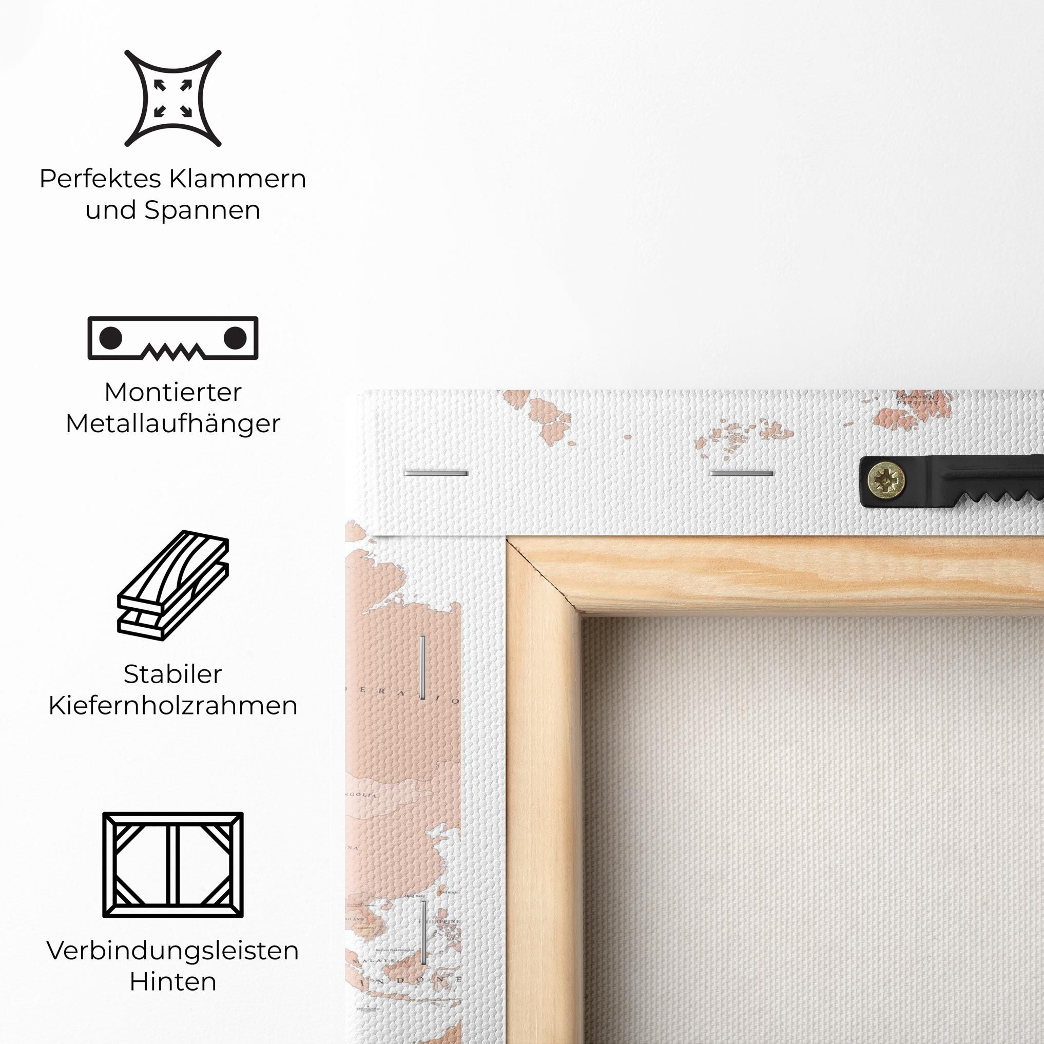 Pink World Map mockup 5