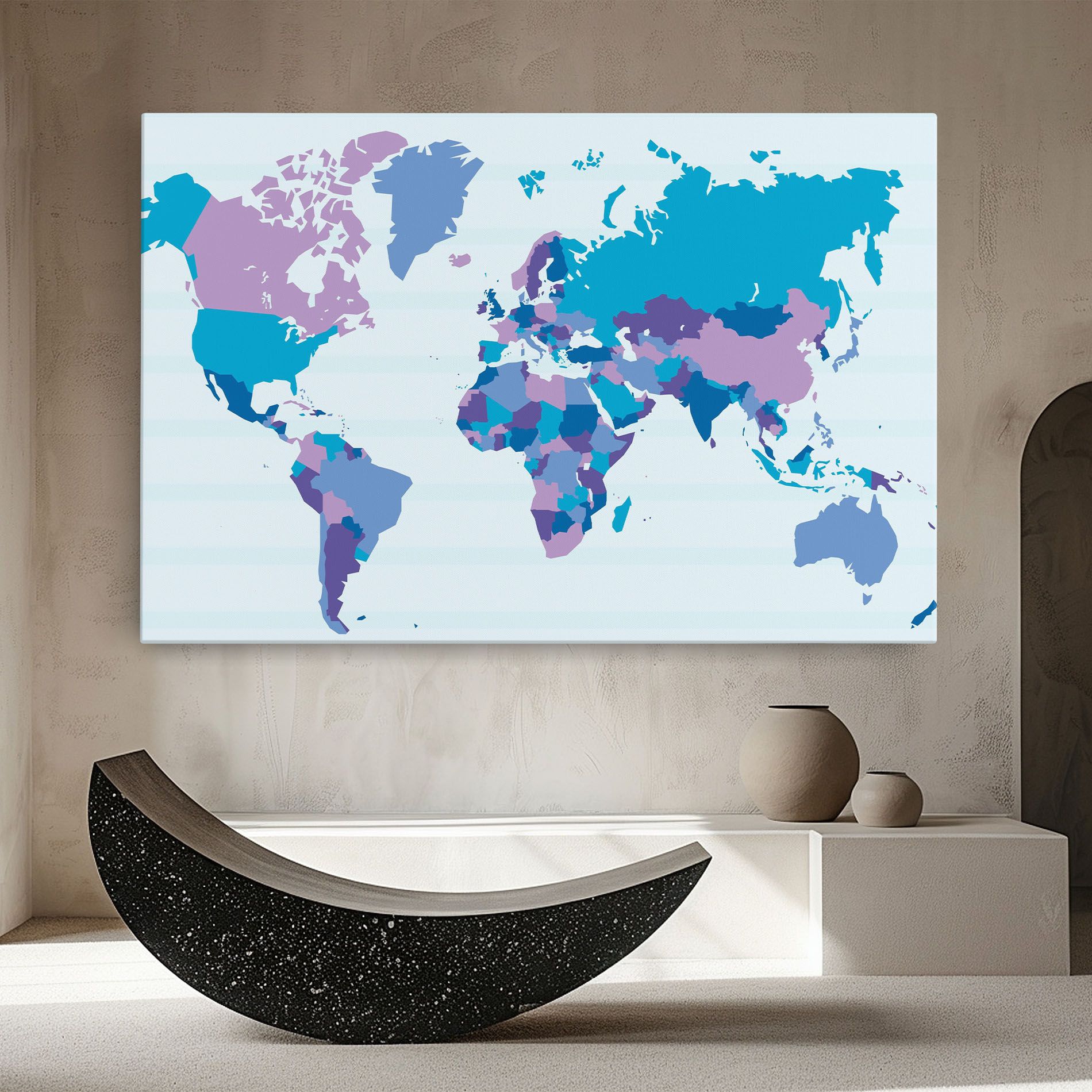 Blue Purple Map mockup 8