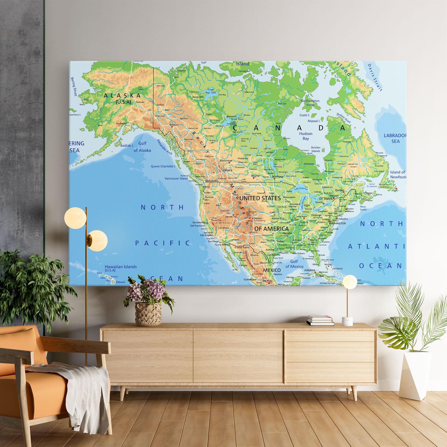 Leinwandbild Canada mockup 9