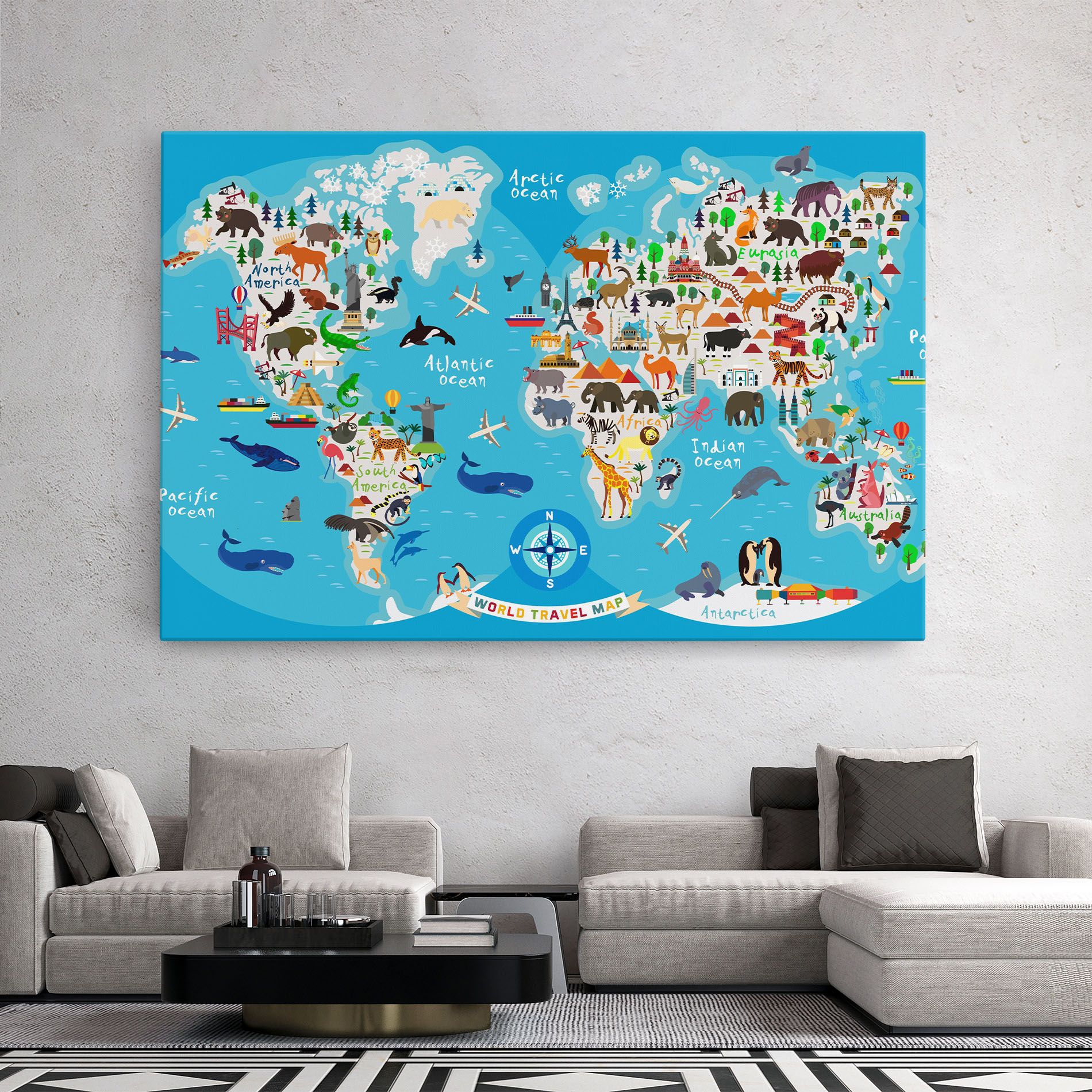 Travel Map mockup 2