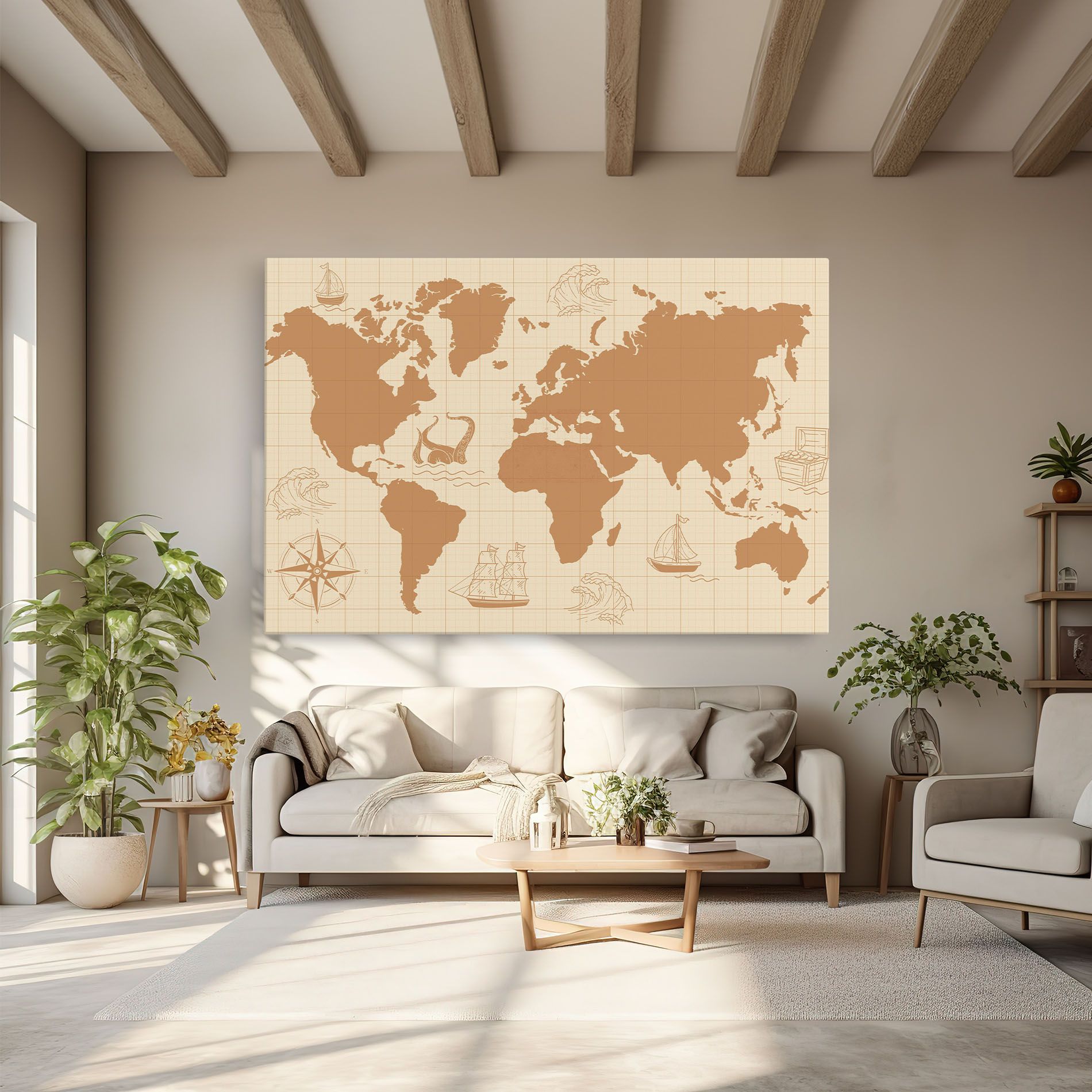 Light Cream Map mockup 6