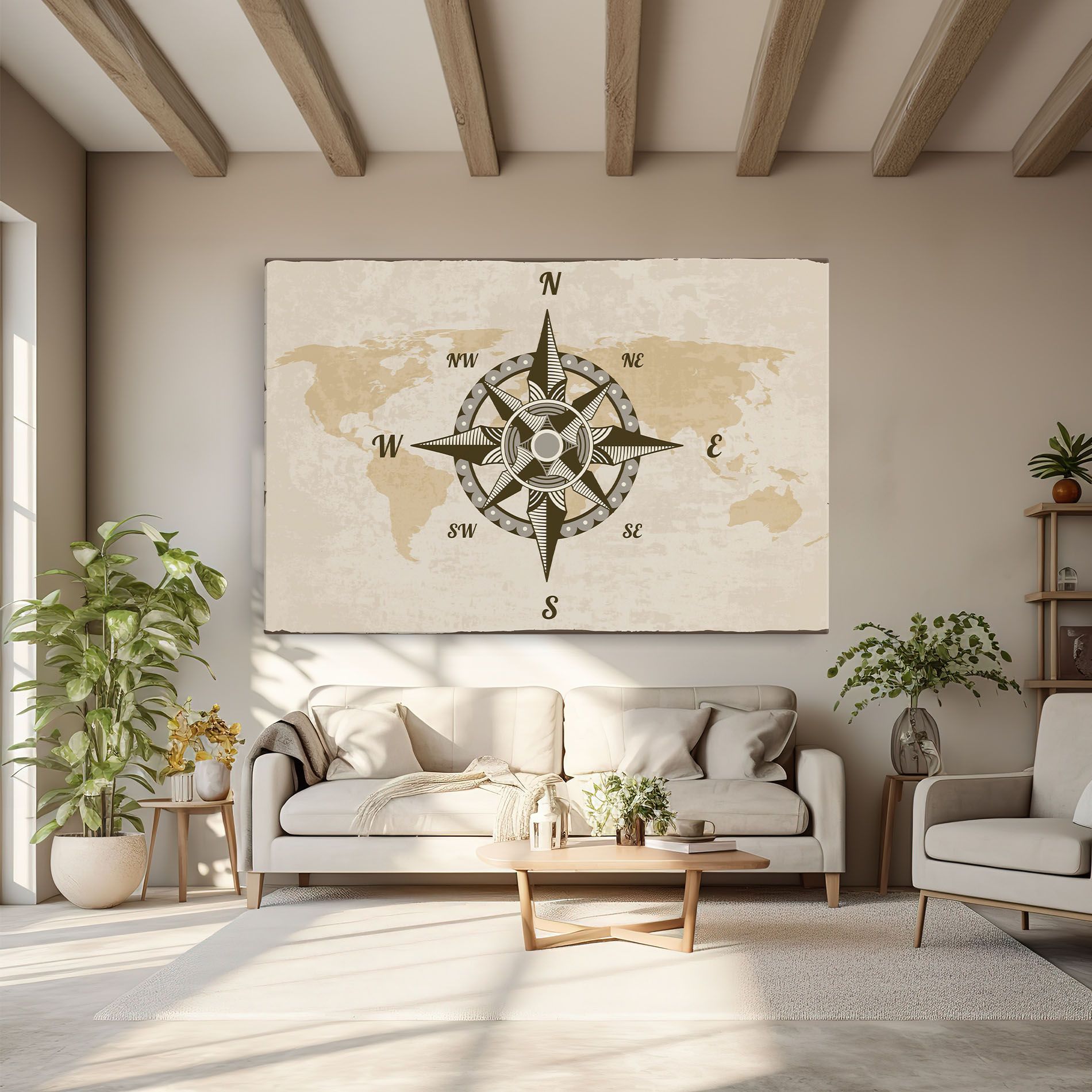 Nautical Compass mockup 6