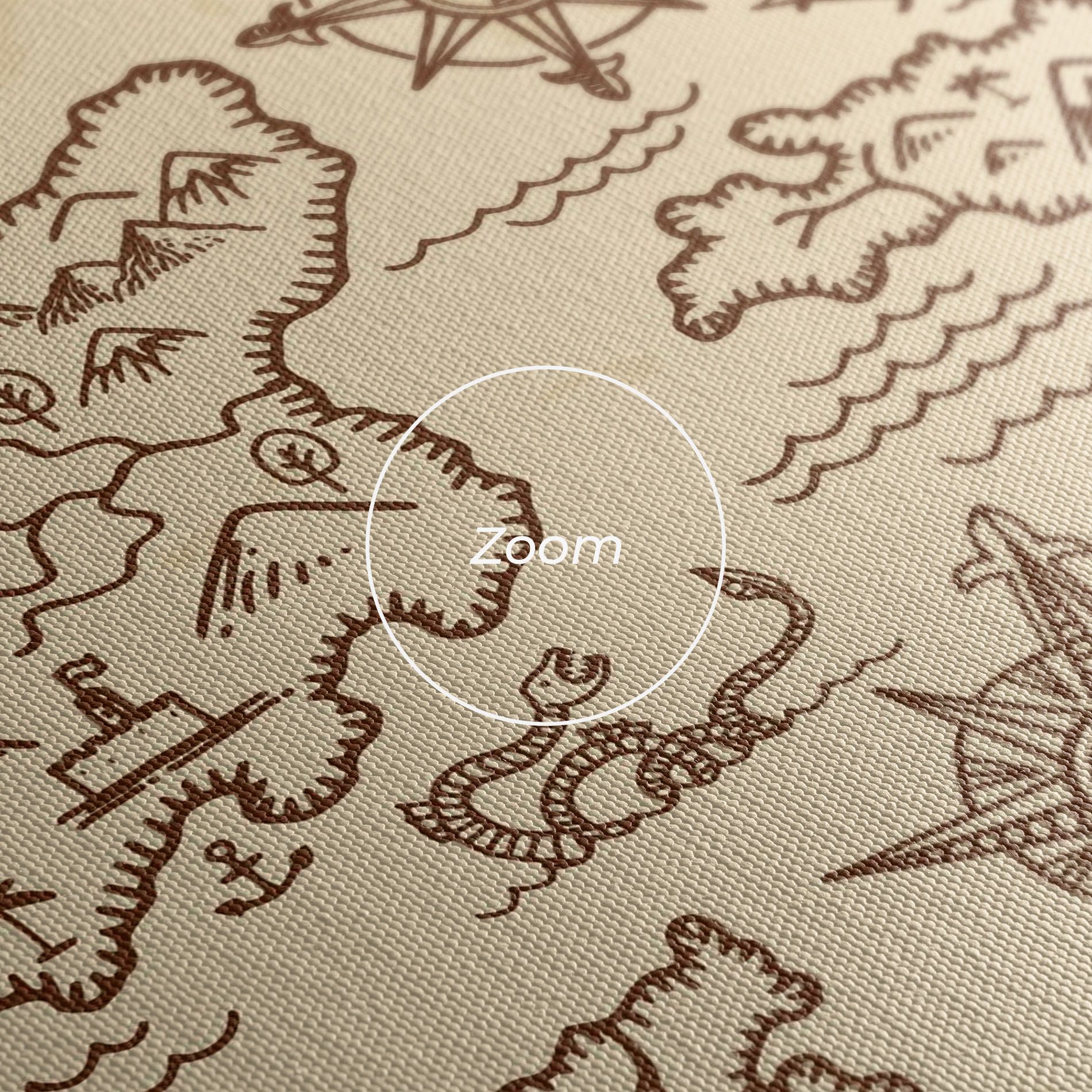 Cream Coffee Map mockup 3