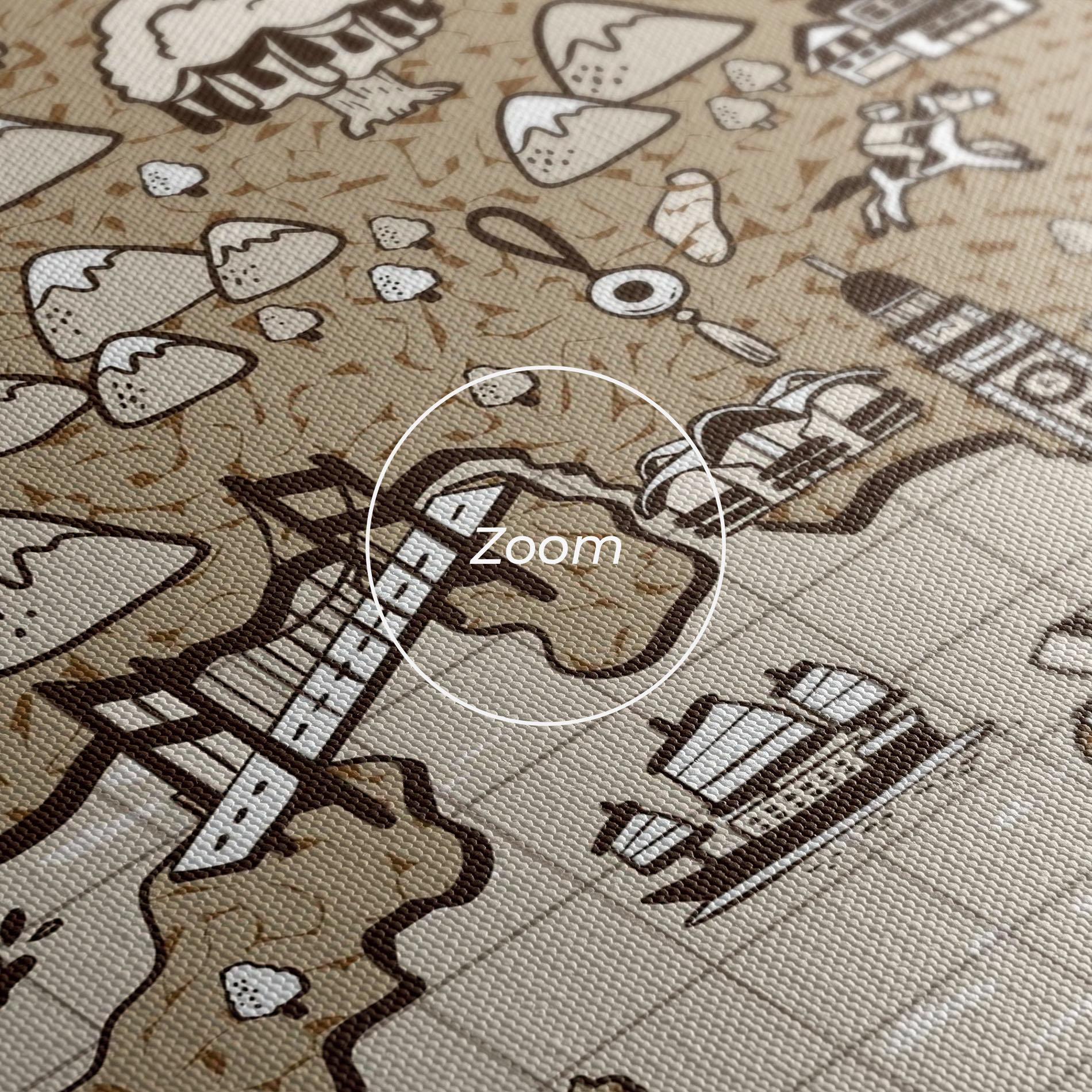 Leinwandbild Hong Kong mockup 3