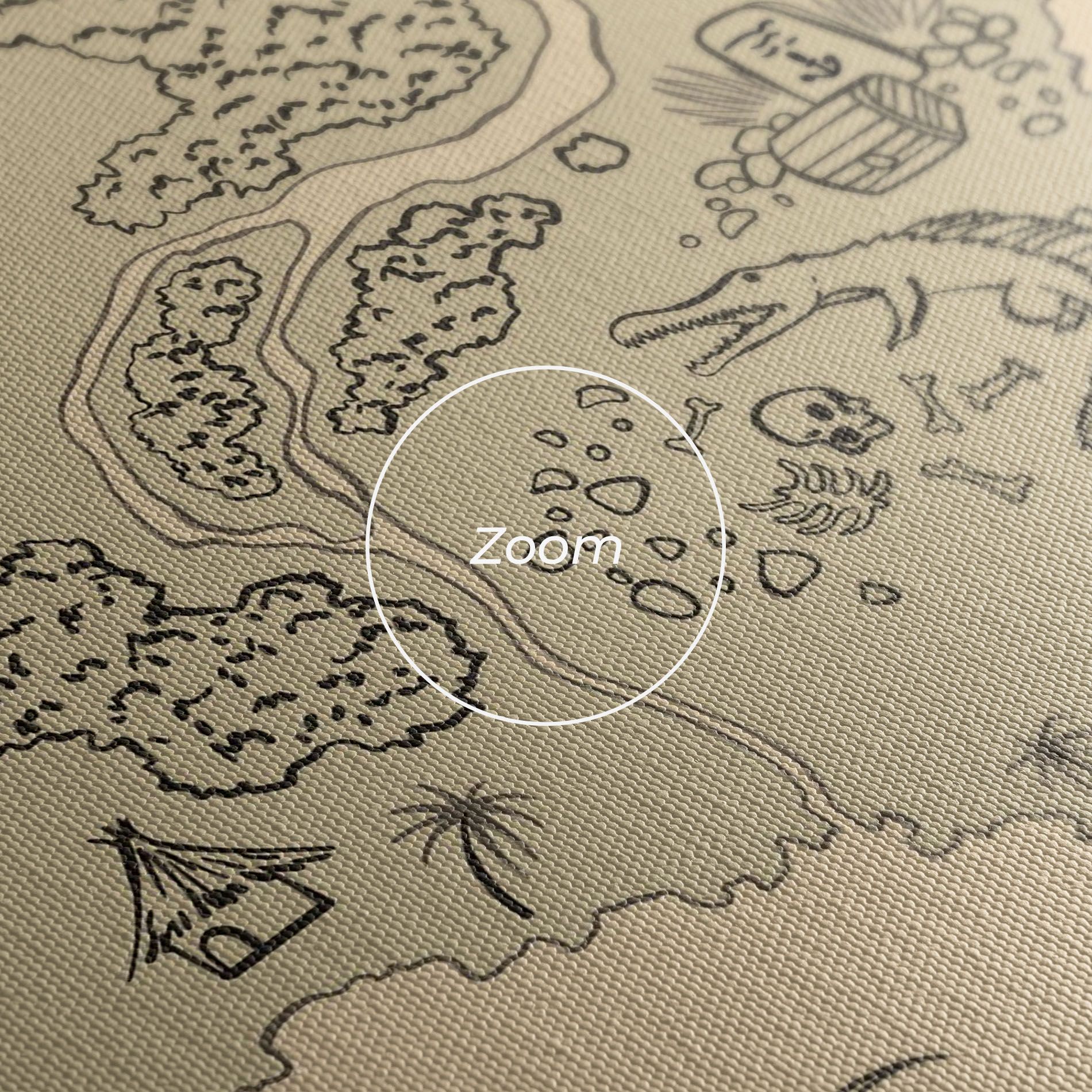 Island Old Map mockup 3