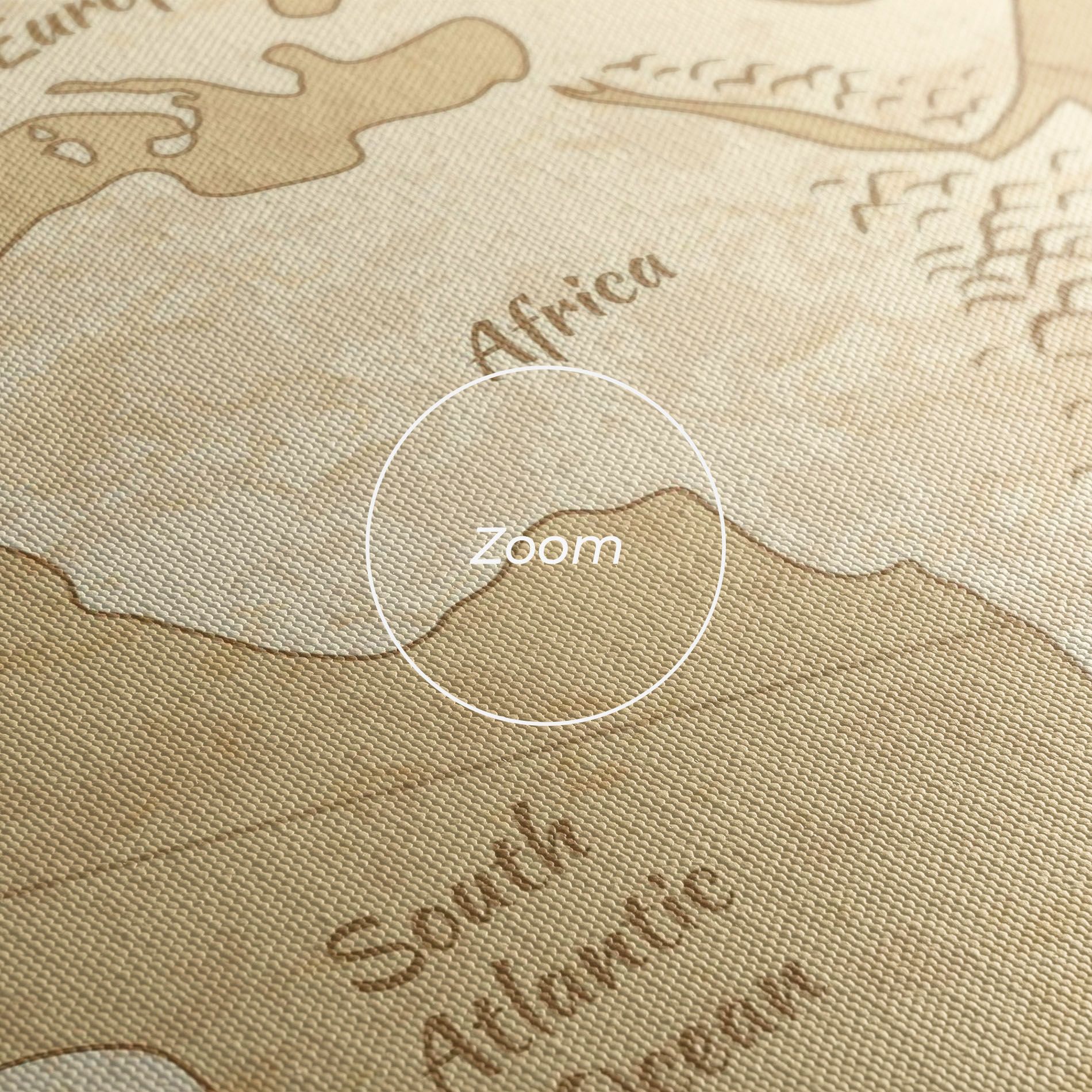Old Continents Map mockup 3