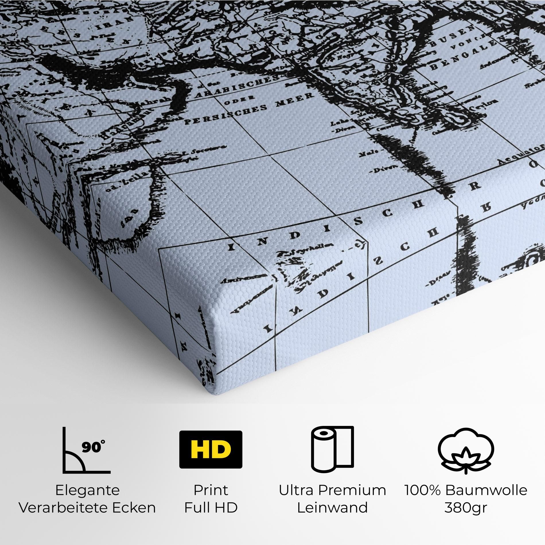 Blue Old Map mockup 4