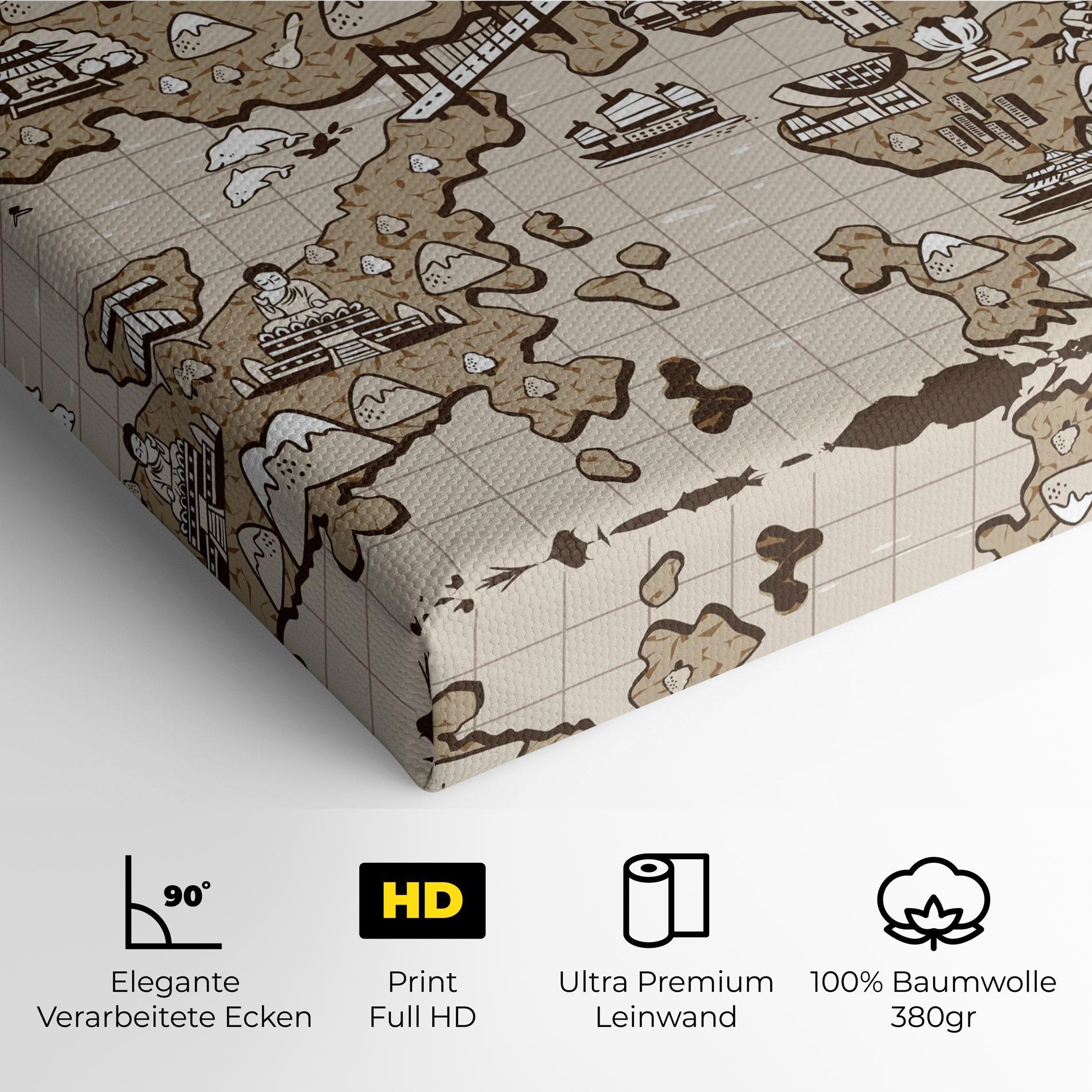 Leinwandbild Hong Kong mockup 4