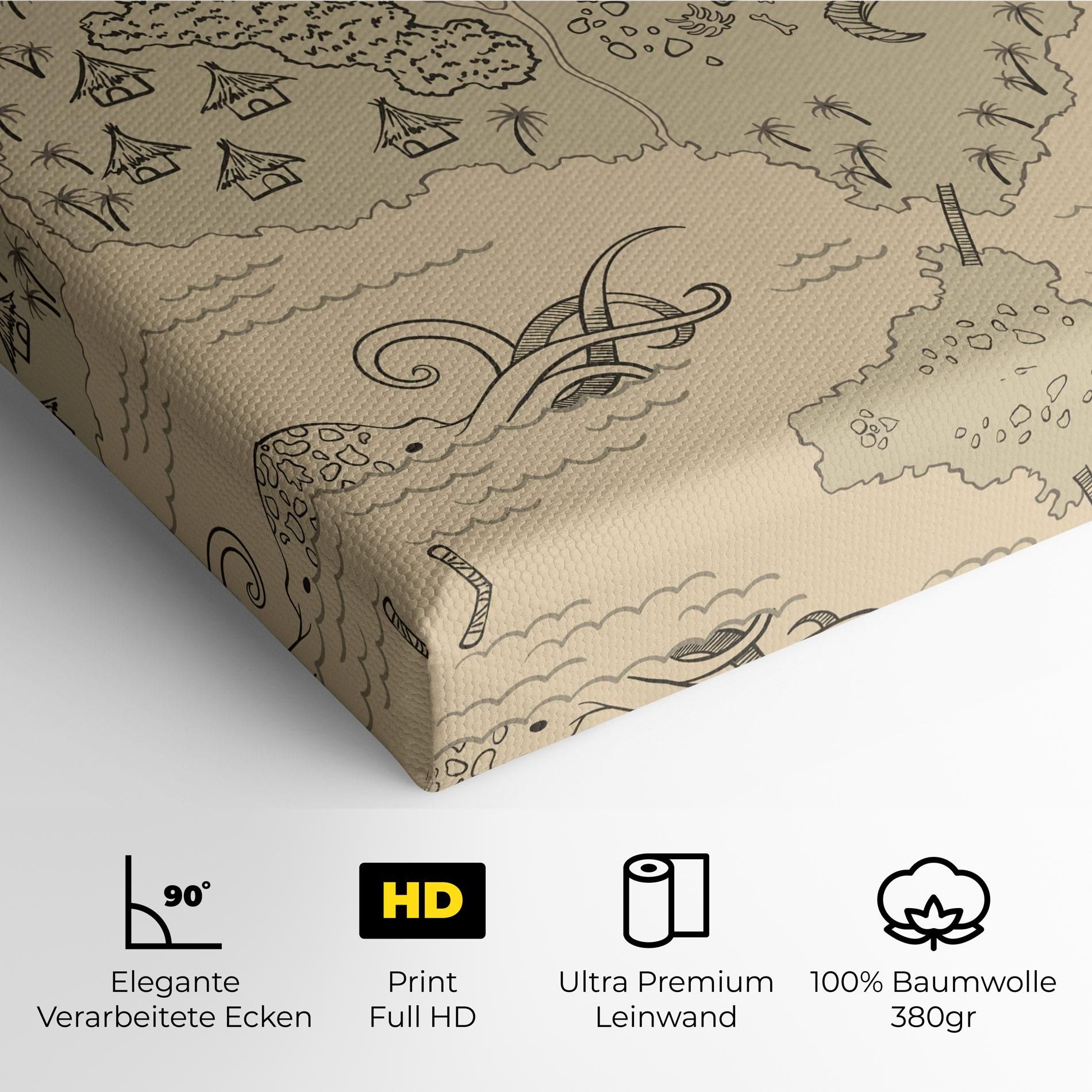 Island Old Map mockup 4