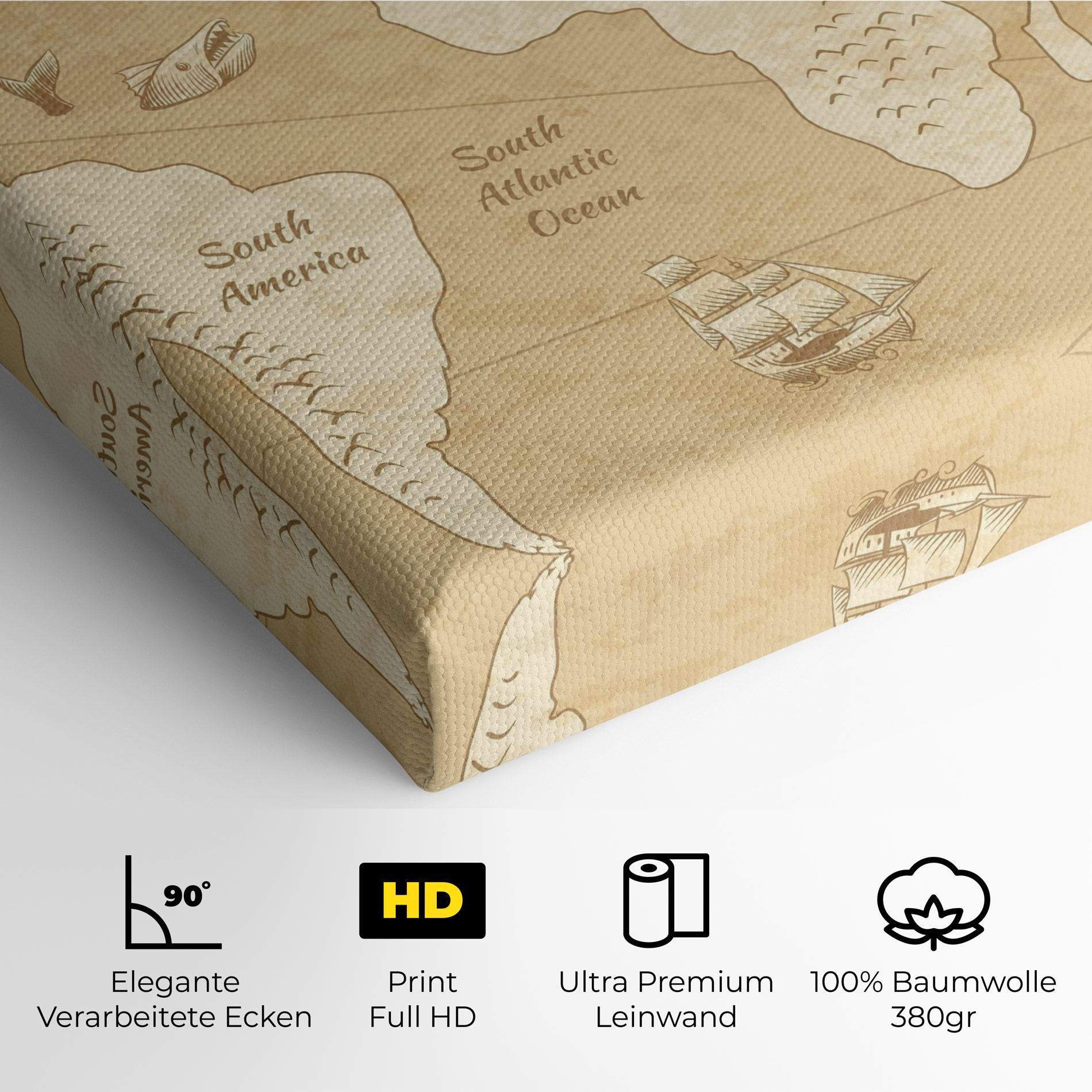 Old Continents Map mockup 4