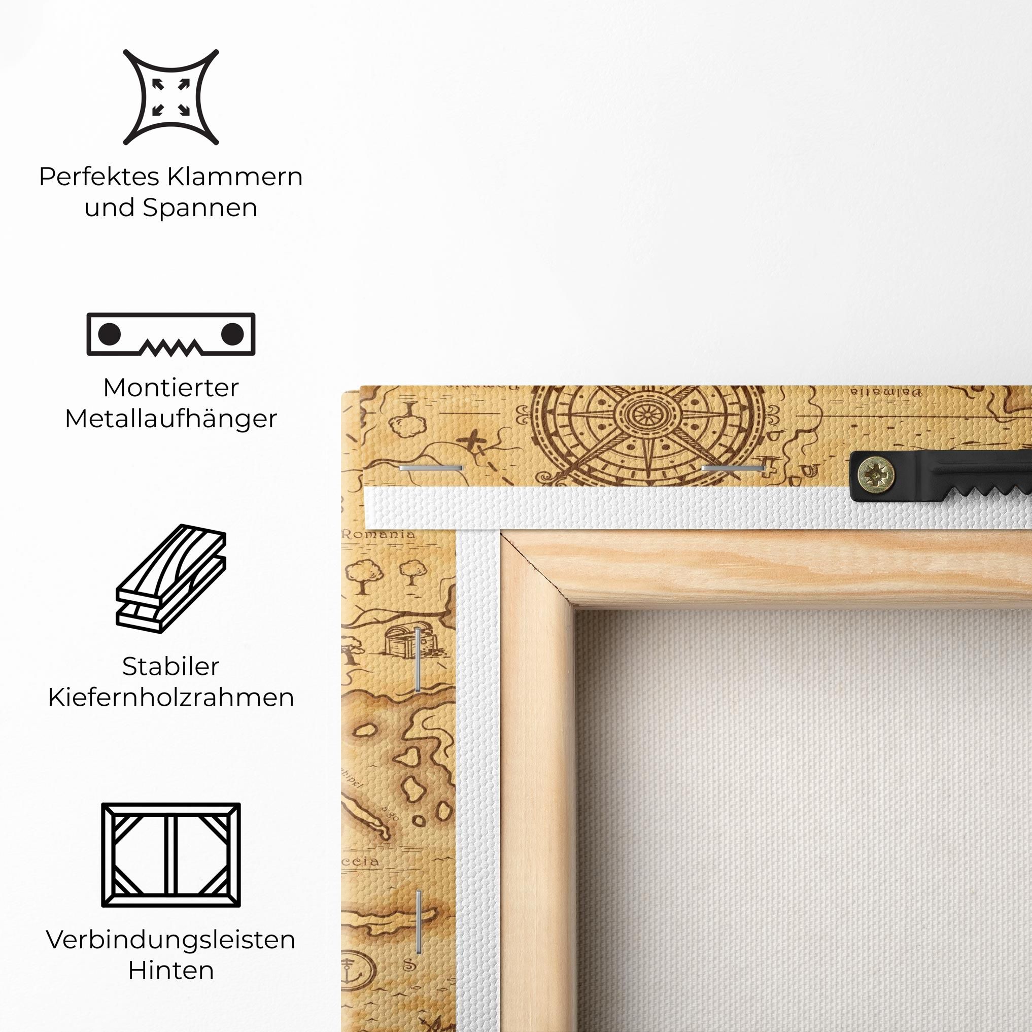 Cream Brown Map mockup 5