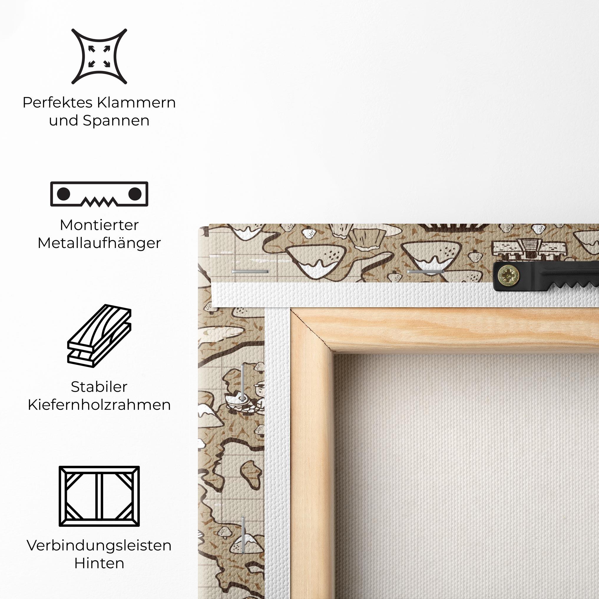 Leinwandbild Hong Kong mockup 5