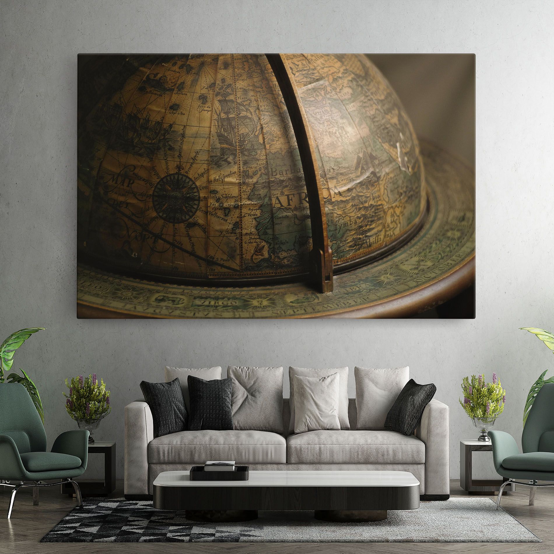 Globe Map mockup 7