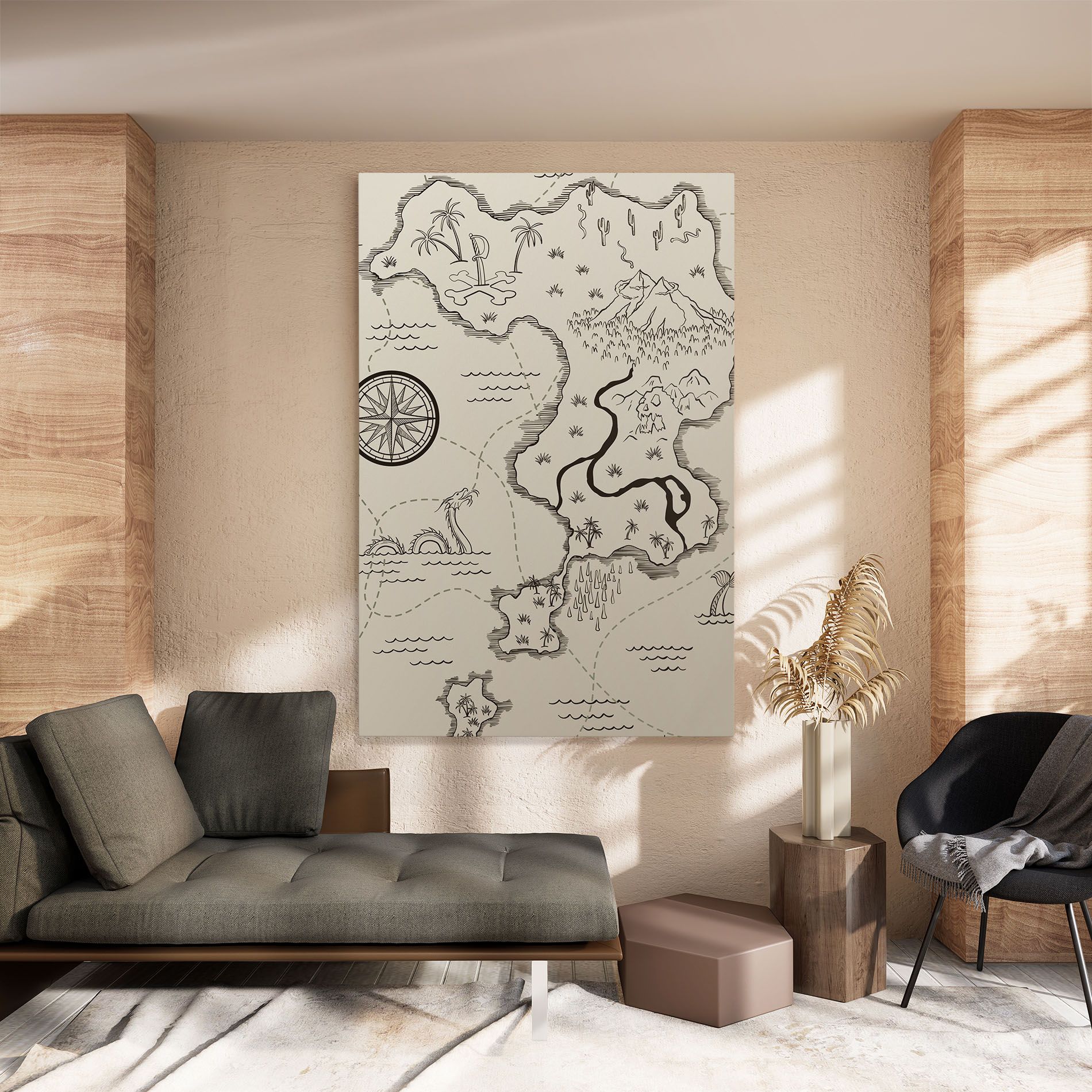 Cream Island Map mockup 8