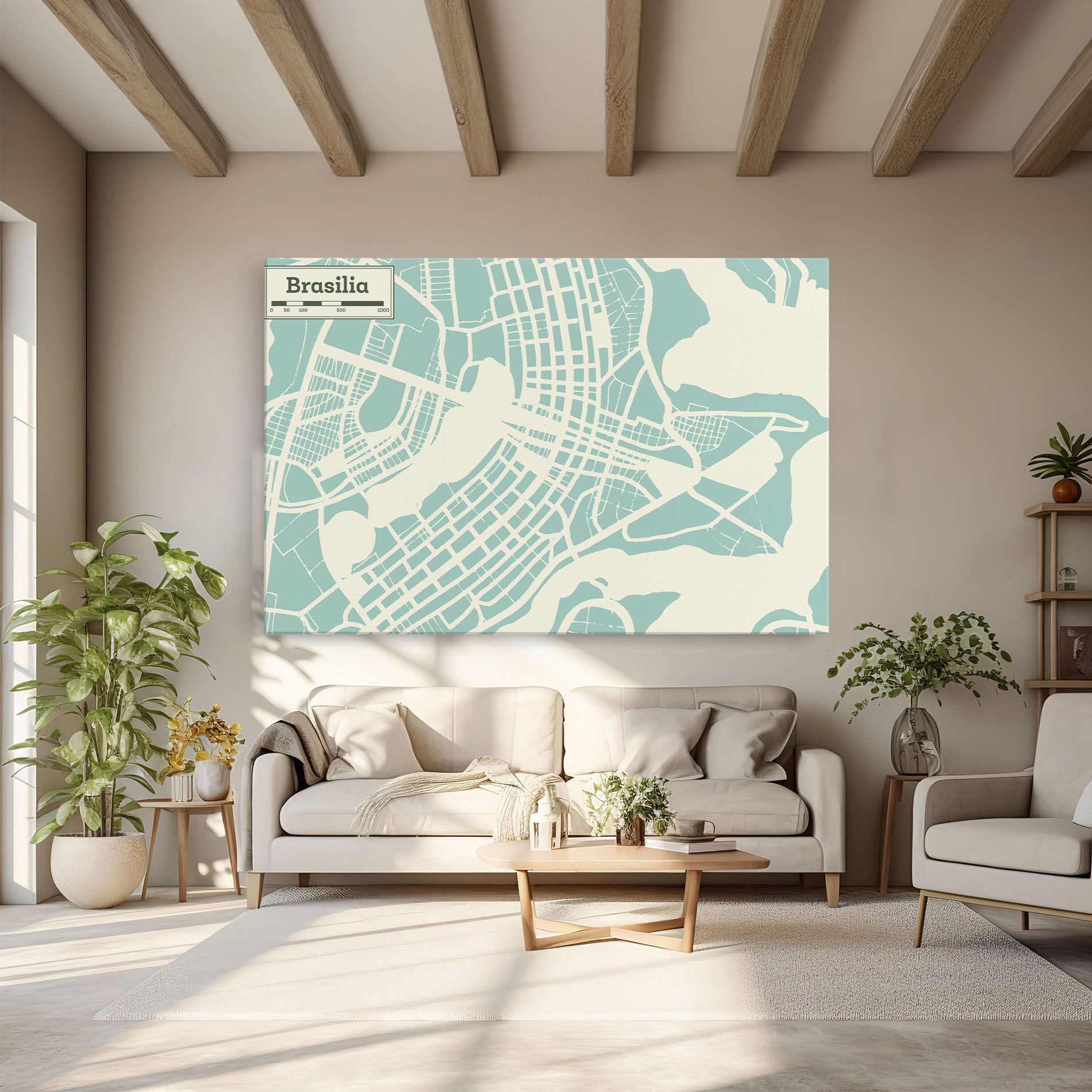 Brasilia Map mockup 6