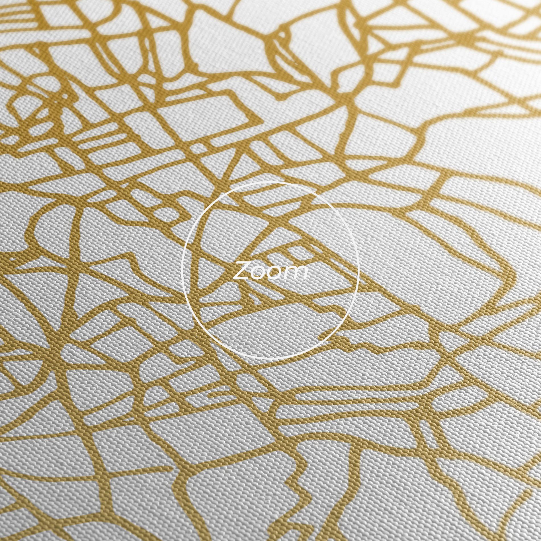 Leinwandbild Bangalore Map mockup 3