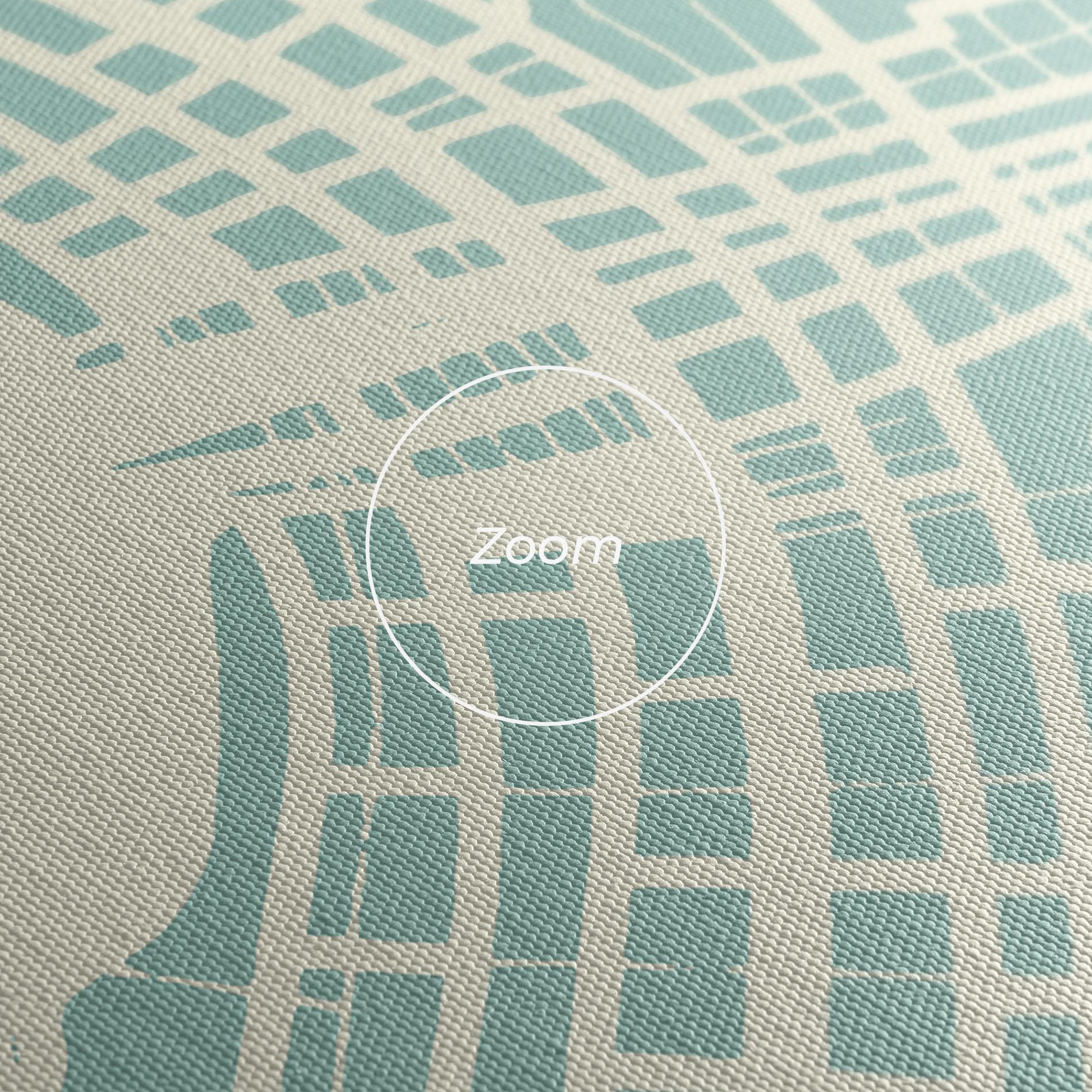 Leinwandbild Brasilia Map mockup 3