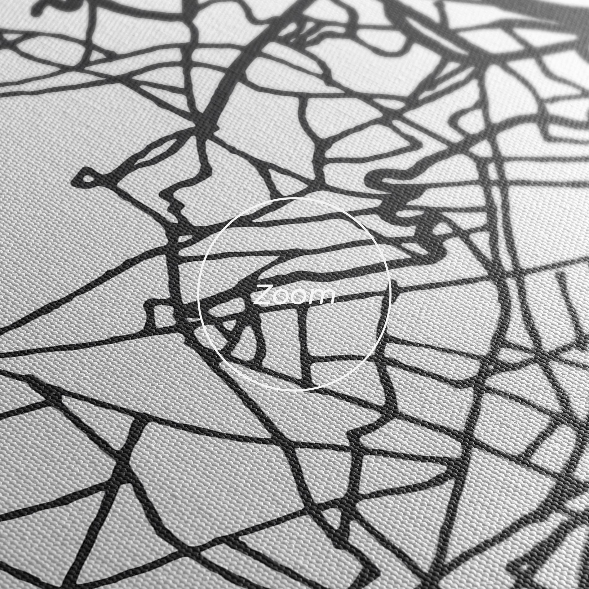 Leinwandbild Ho Chi Minh Map mockup 3