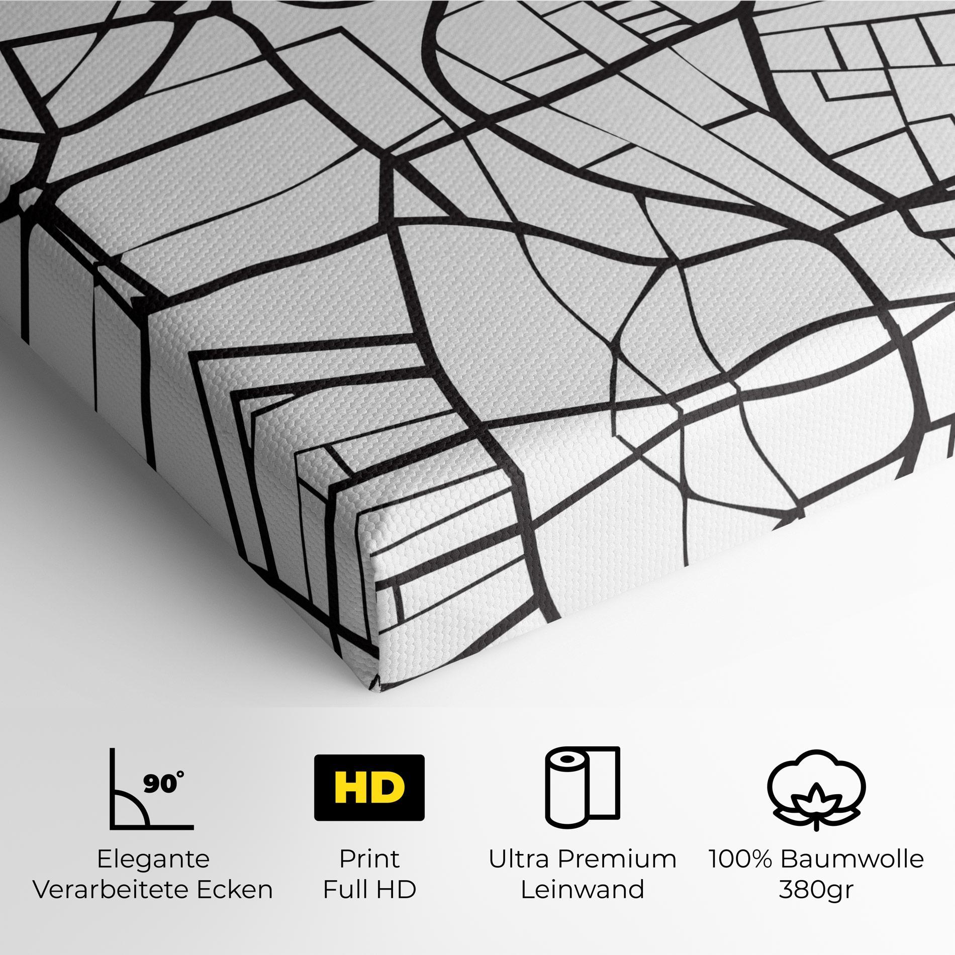 Leinwandbild Berlin Map mockup 4