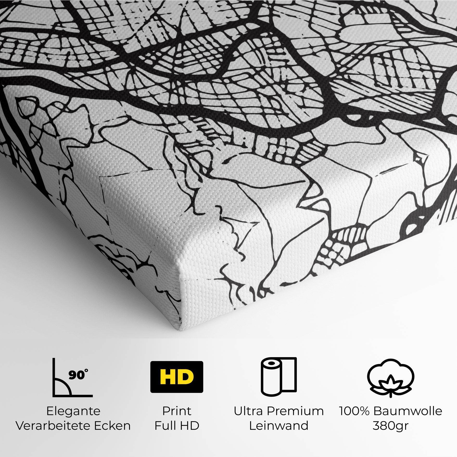 Leinwandbild Bilbao Map mockup 4