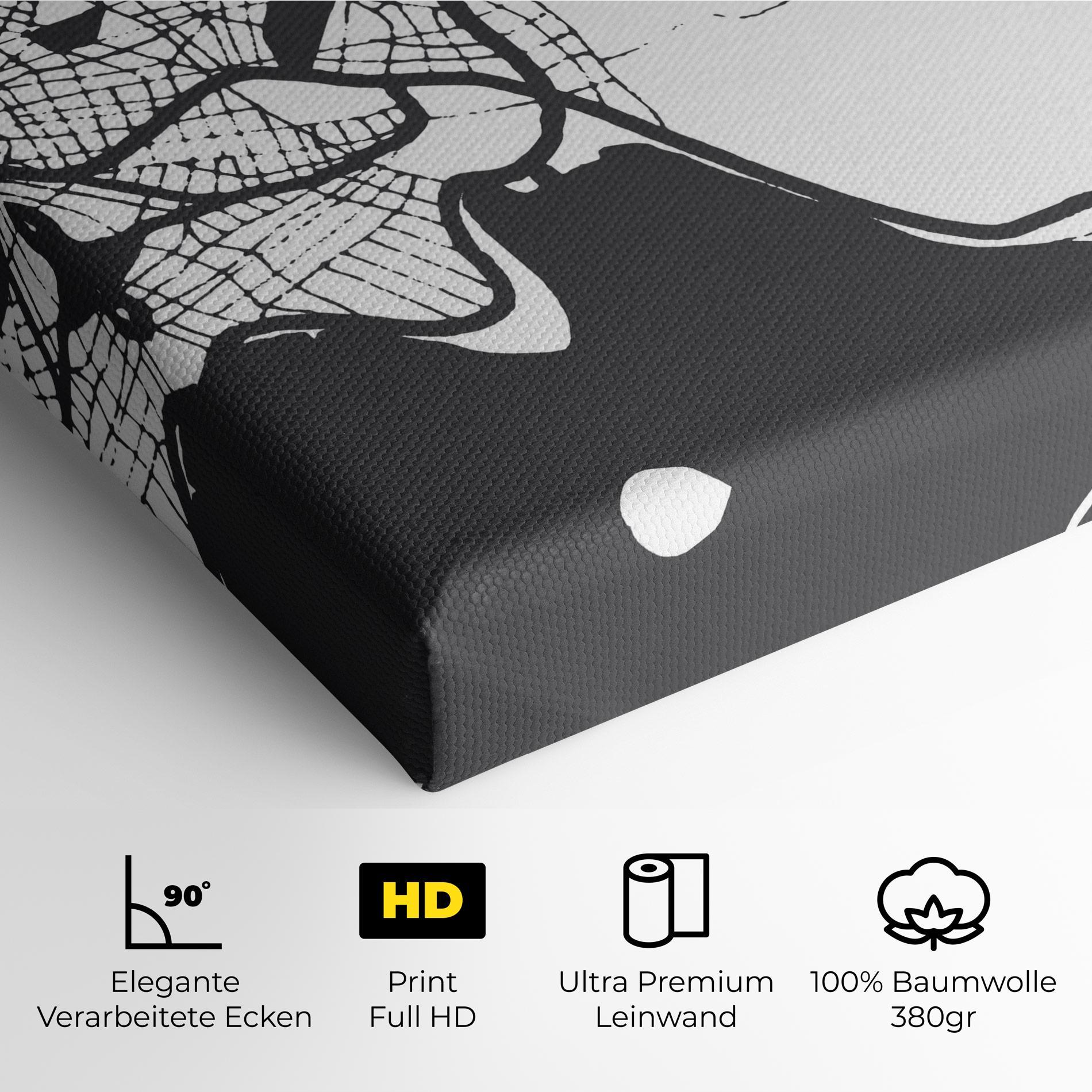 Leinwandbild Chalcis Map mockup 4