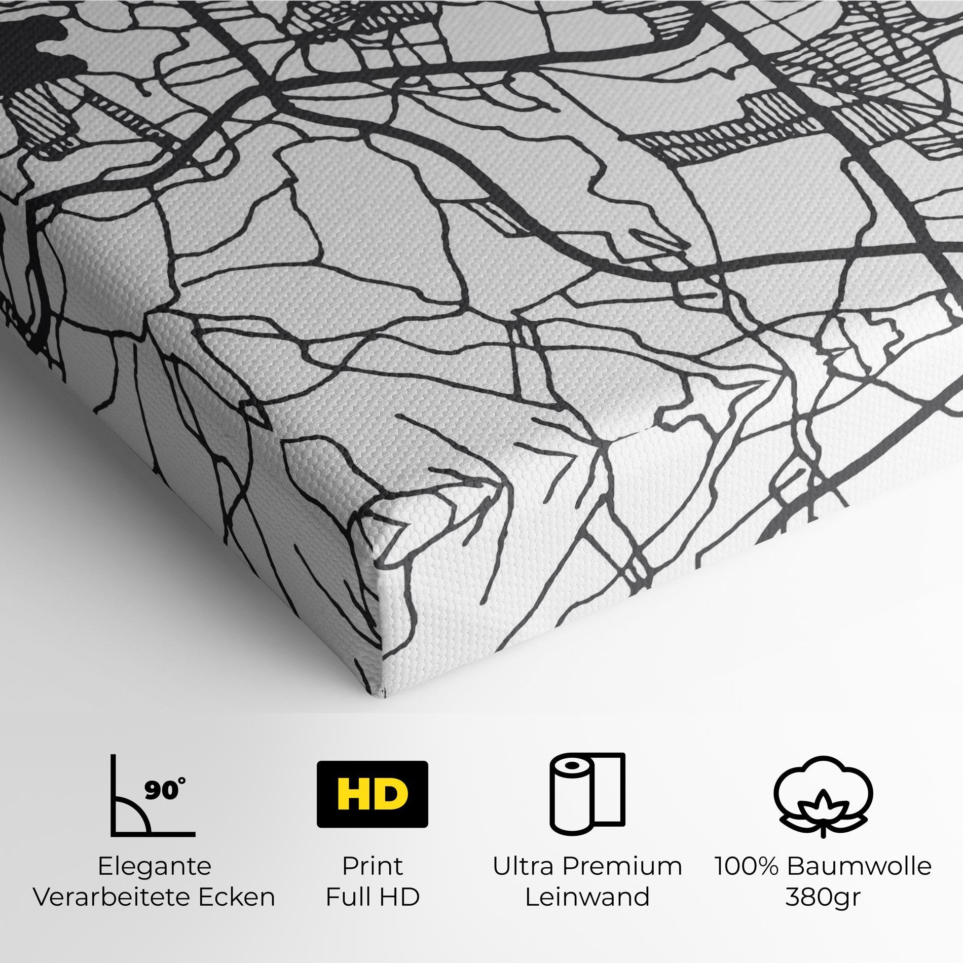 Leinwandbild Tasikmalaya Map mockup 4