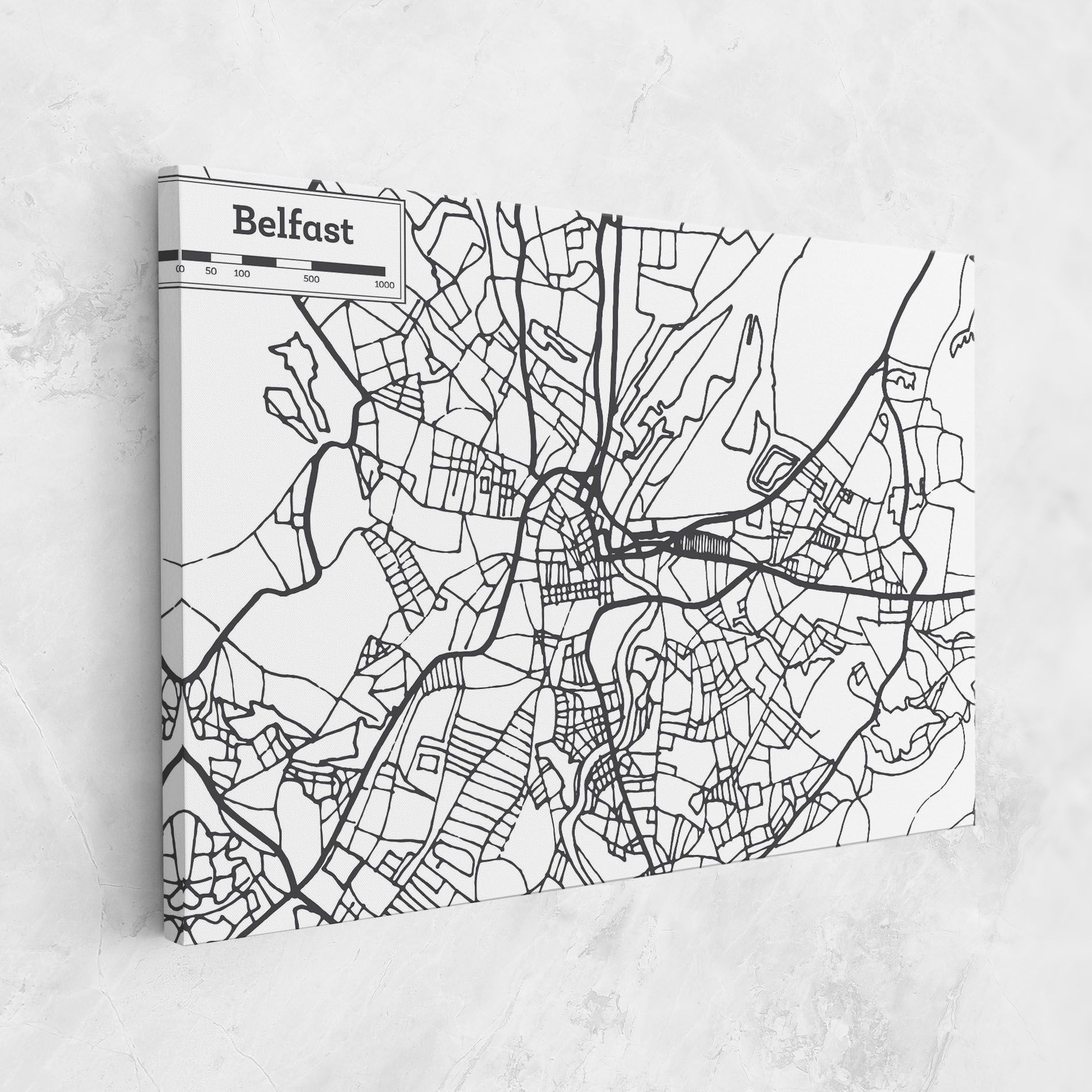 Belfast Map mockup 1