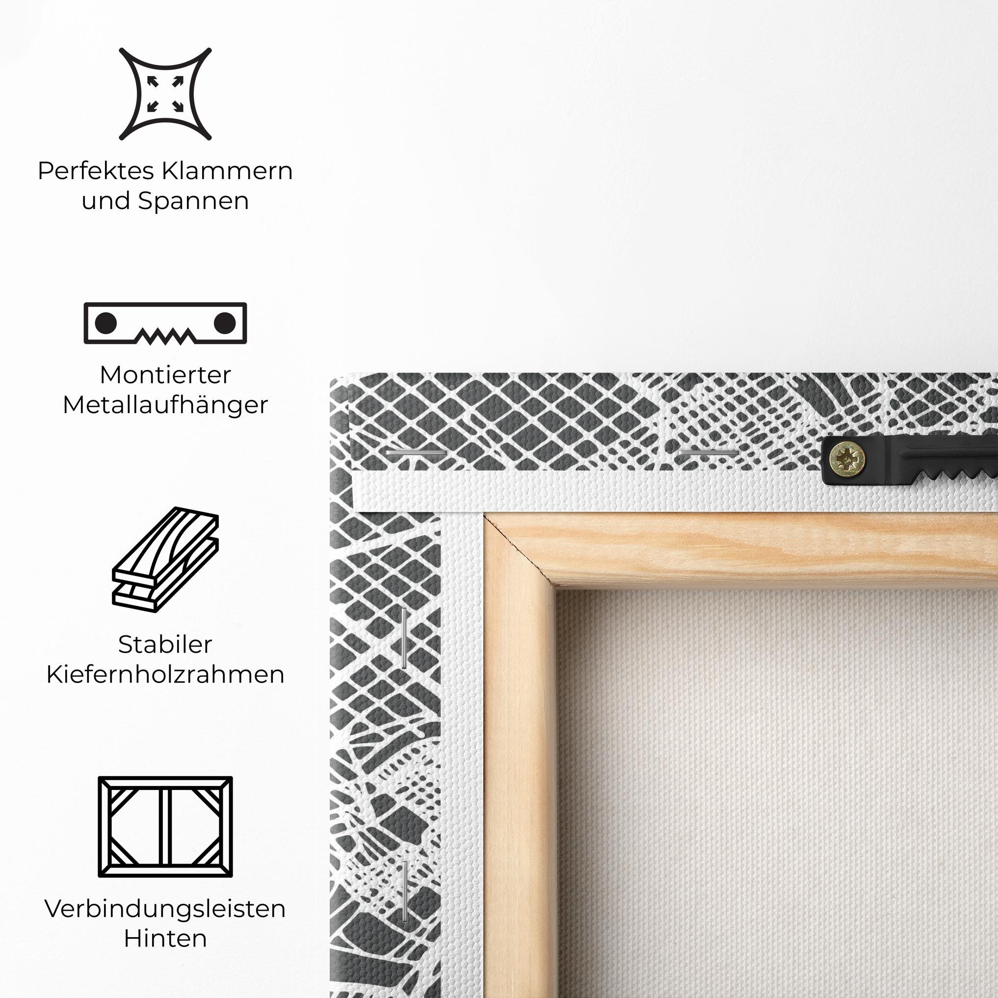 Leinwandbild Barcelona Map mockup 5