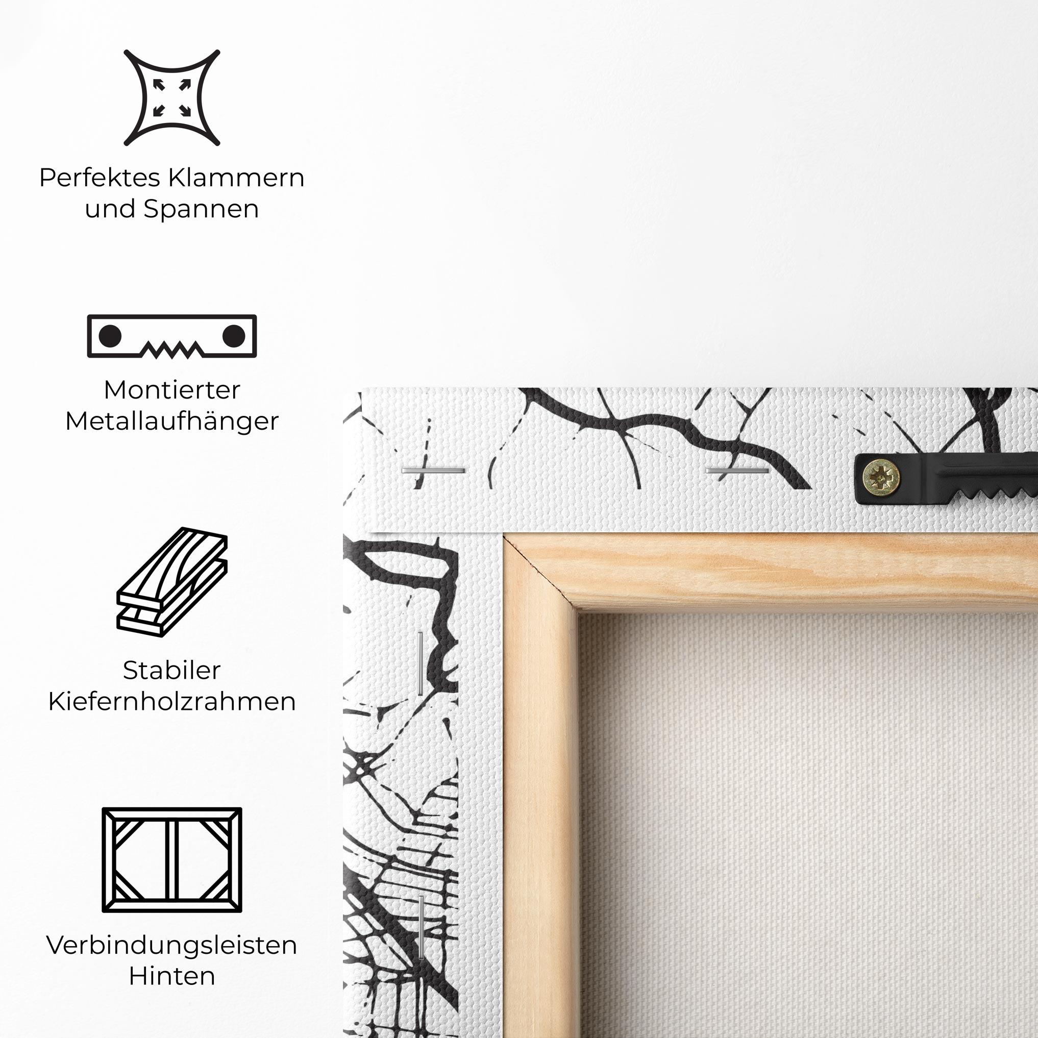 Leinwandbild Bilbao Map mockup 5